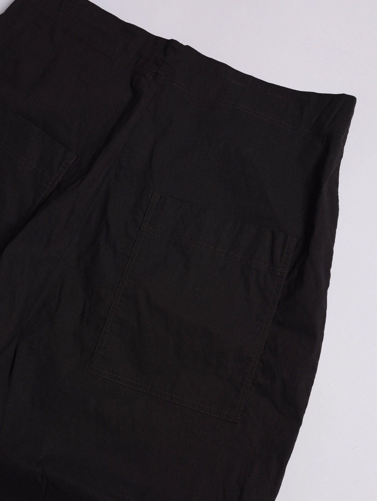 Rundholz Rundholz Black Label Dark Navy Linen Cotton Nylon Wide Pants Size 28" / US 6 / IT 42 - 20 Thumbnail