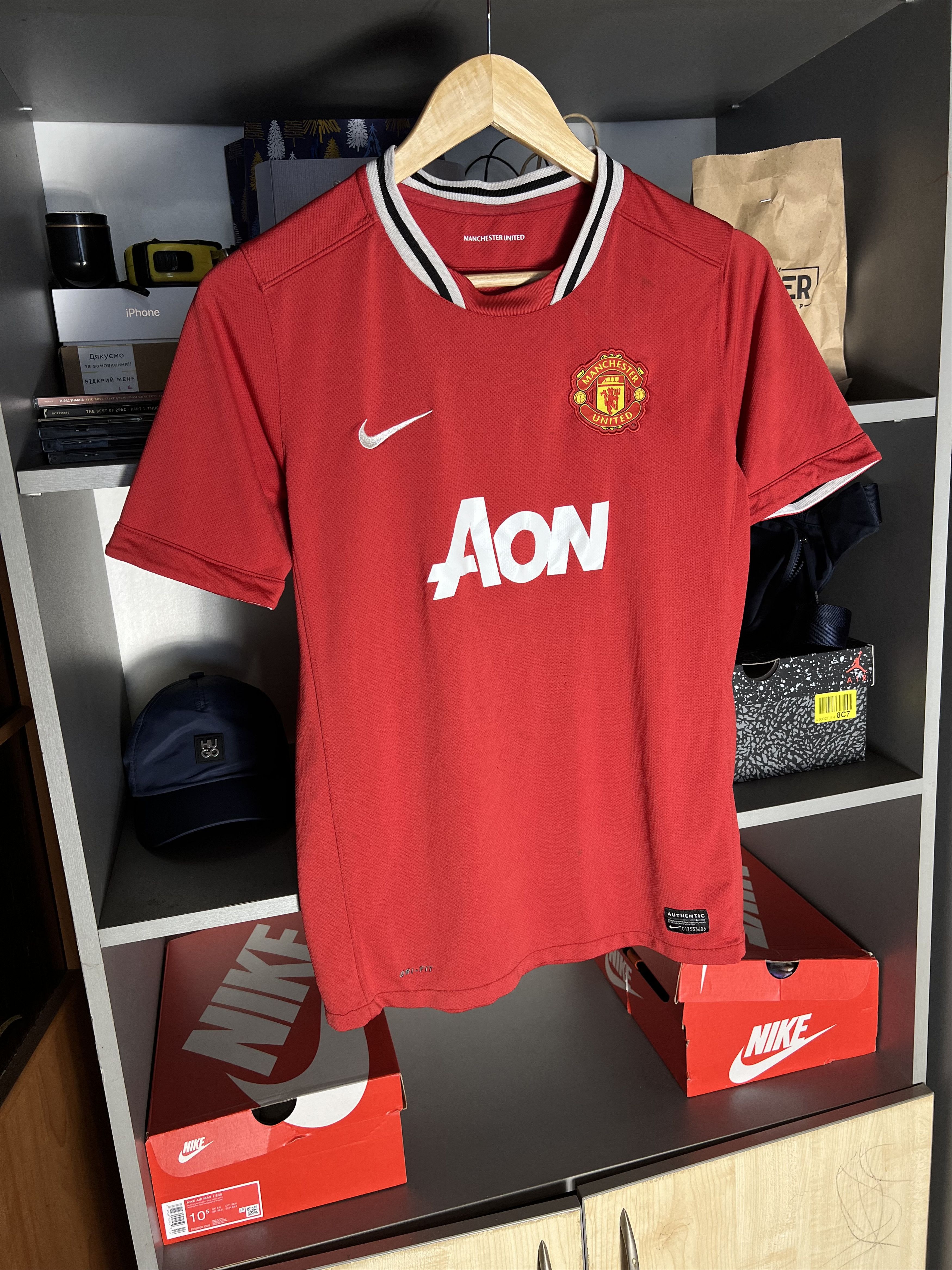 Nike Vintage Nike FC Manchester United England Soccer Jersey Y2K Size US S / EU 44-46 / 1 - 1 Thumbnail