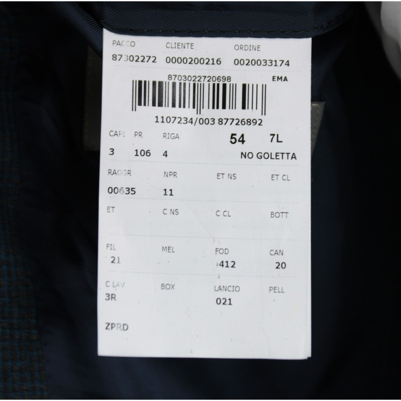 Corneliani Corneliani Suit Size US 44 Long in Blue Size 44R - 9 Thumbnail