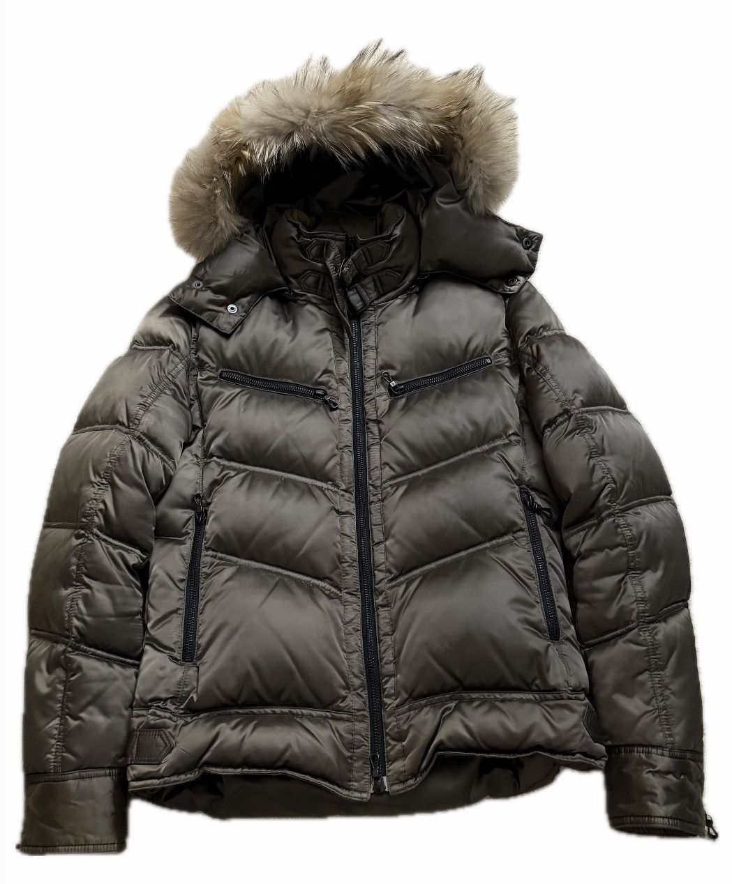 Schlussel Schlüssel Puffer Jacket W/ genuine raccoon fur Size US XS / EU 42 / 0 - 1 Thumbnail
