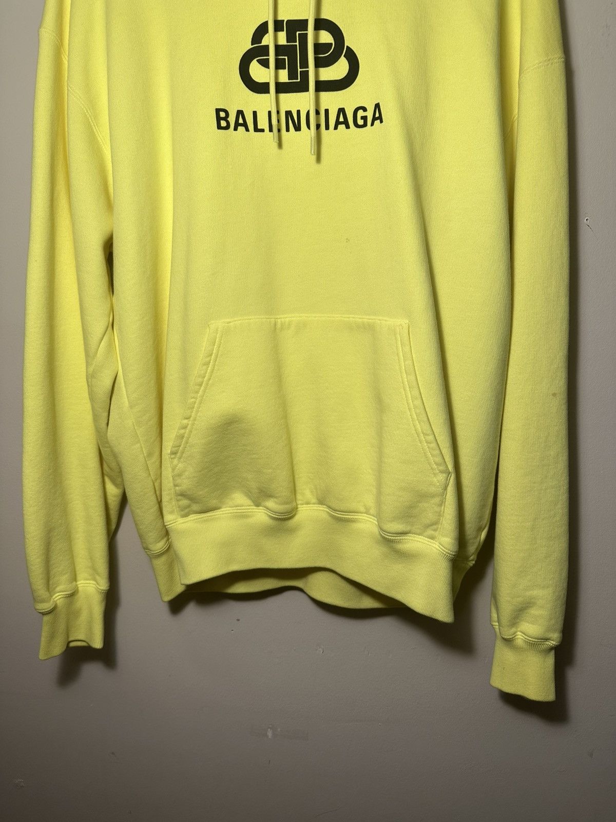 Neon balenciaga hoodie best sale