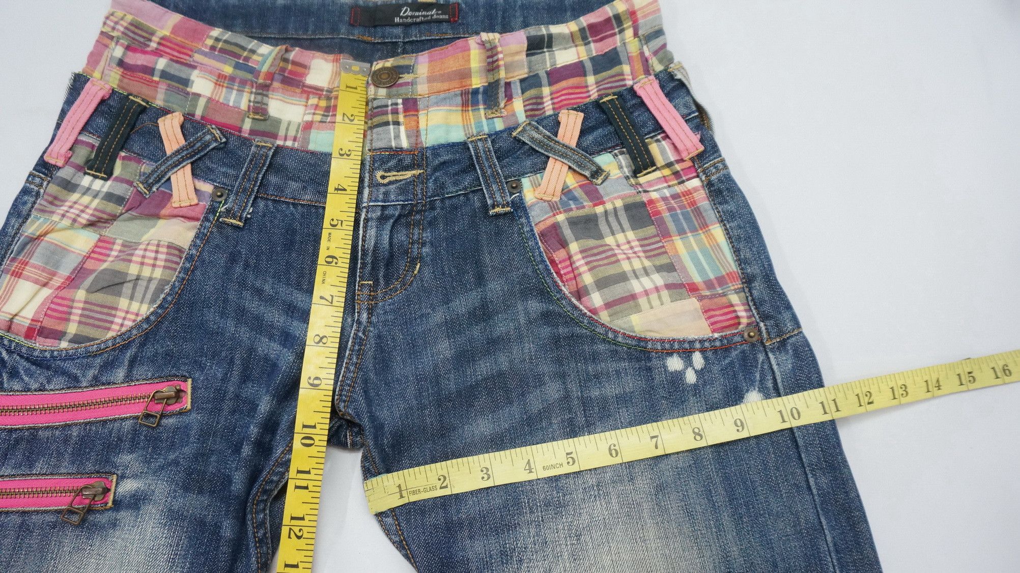 Japanese Brand 🔥Vintage Dominate Handcrafted Doublewaist Jeans Size US 30 / EU 46 - 9 Thumbnail