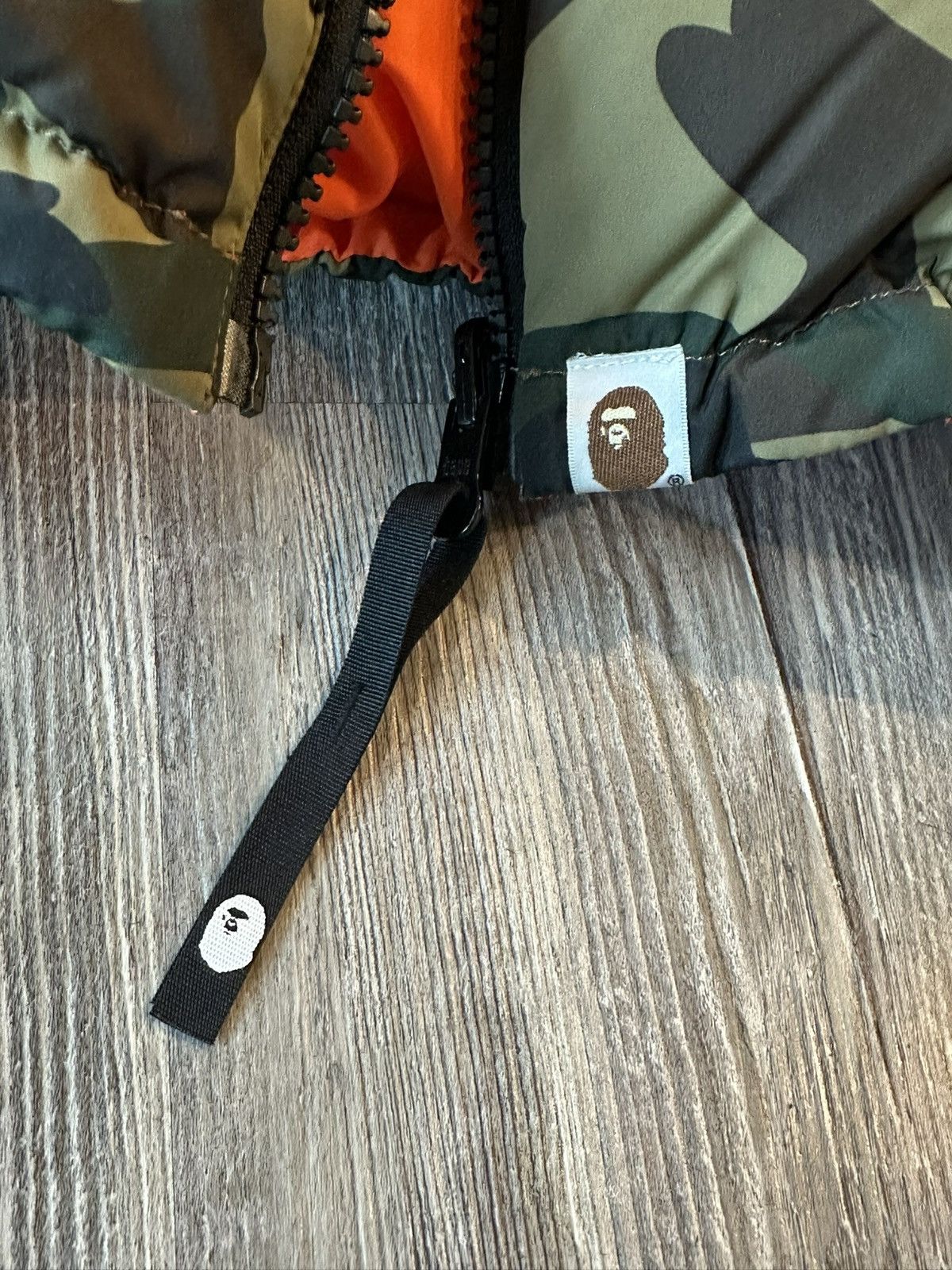 Bape Bape green camo reversible vest Size US S / EU 44-46 / 1 - 3 Thumbnail