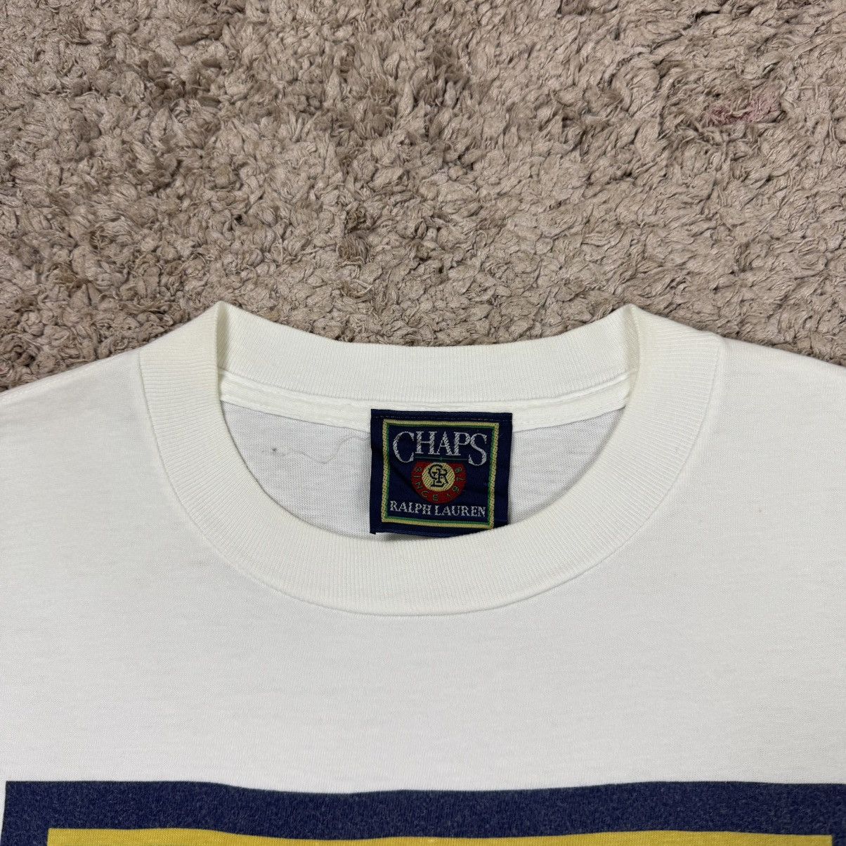 Chaps Ralph Lauren Vintage Chaps Ralph Lauren Big Logo T-shirt Size US L / EU 52-54 / 3 - 8 Thumbnail