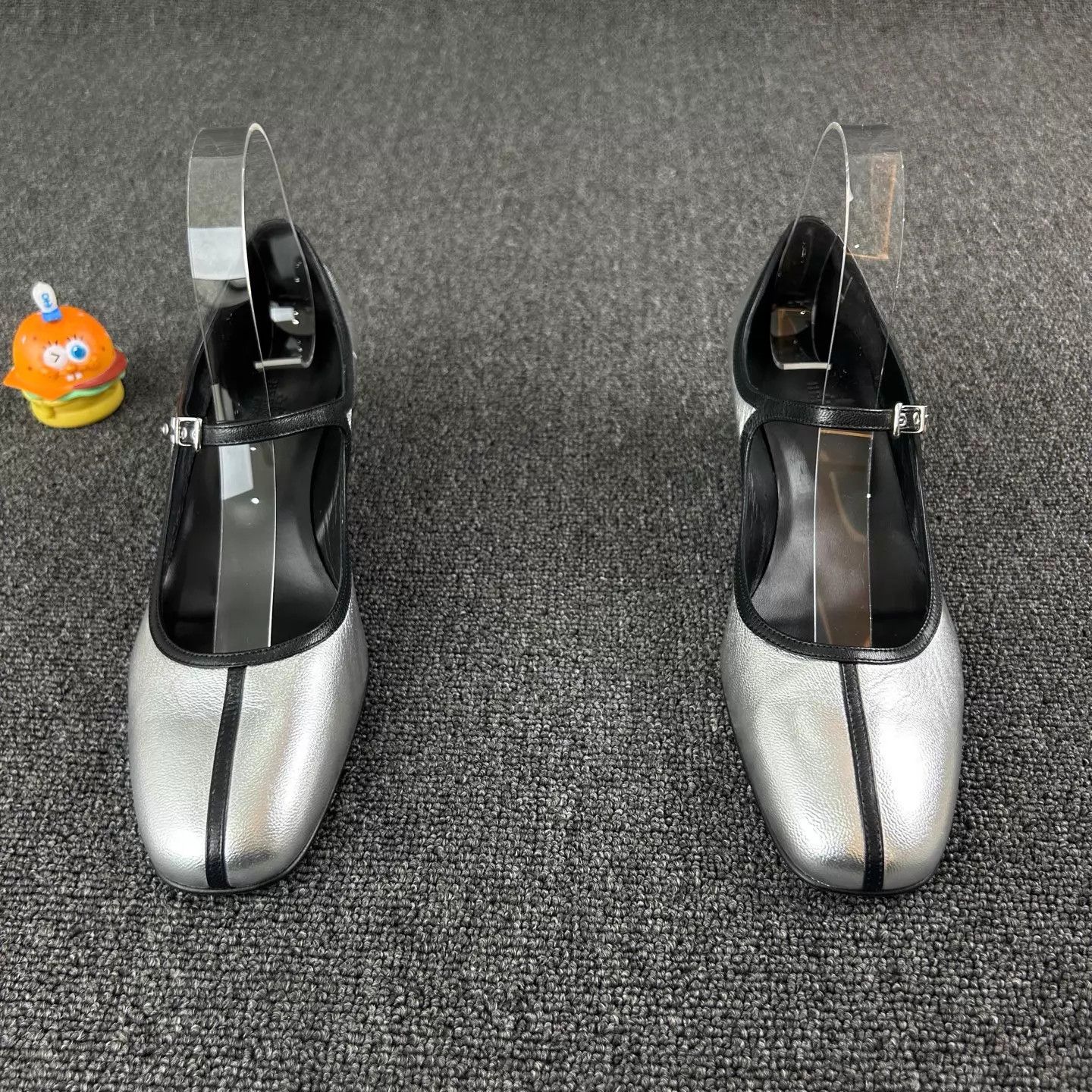 Hermes HERMES Silver Mary Jane Shoes Size 40 Size US 9.5 / IT 39.5 - 2 Thumbnail
