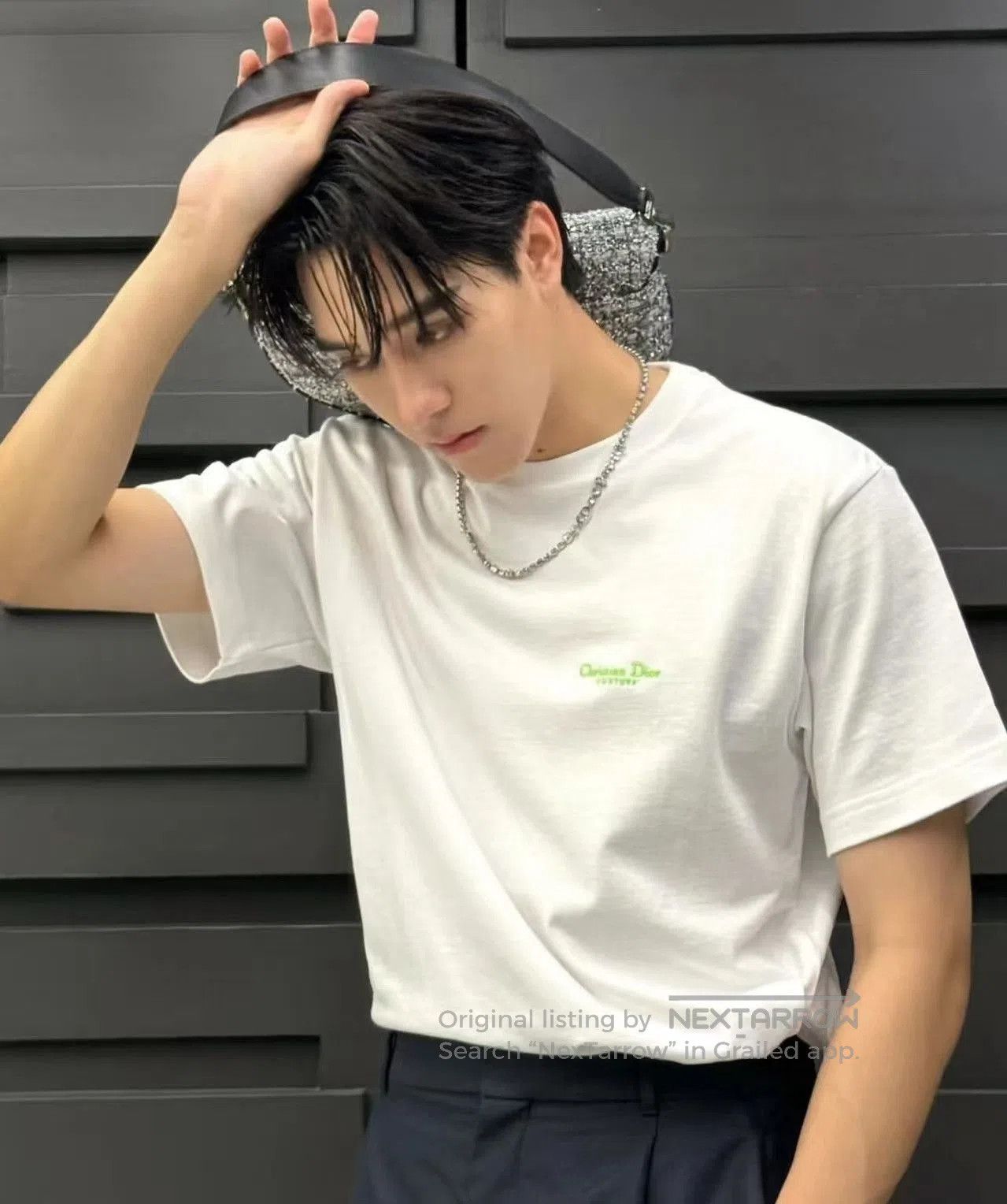 Dior DIOR SS24 Logo Print Loose Crewneck T. Size US M / EU 48-50 / 2 - 6 Thumbnail