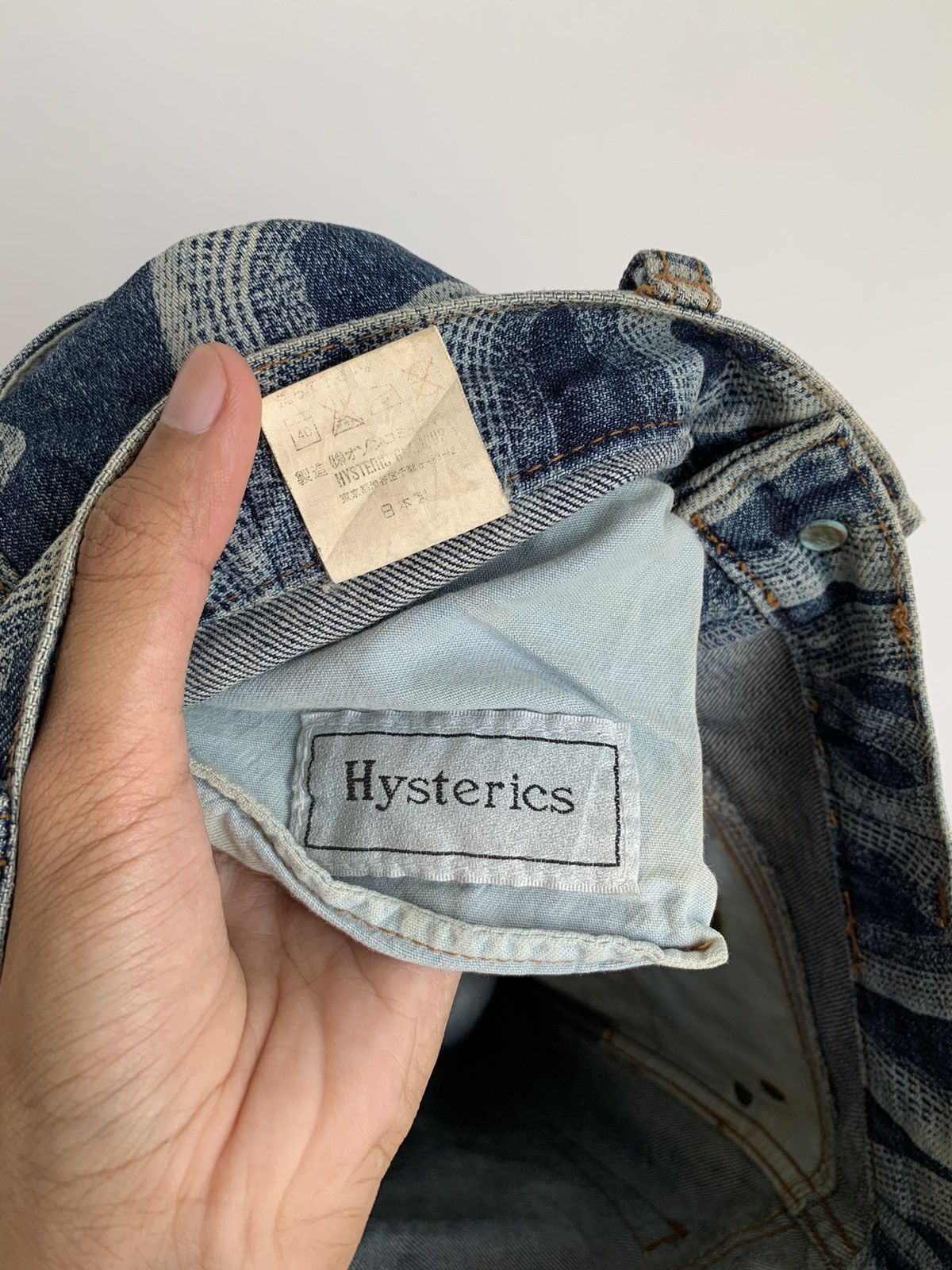 Hysteric Glamour 2000s Hysteric Glamour Snake Denim Skirt y2k Size 29" - 5 Thumbnail