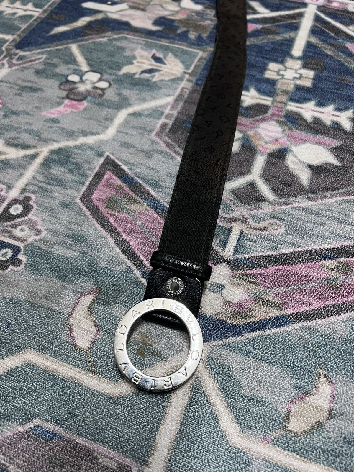 Bvlgari BVLGARI MADE ITALI LEATHER BELT Size 32 - 4 Thumbnail