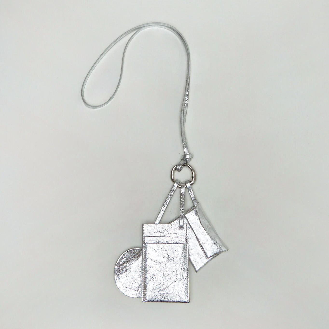Jil Sander o1mt1gz0725 Size: OS / Wallet in Silver Size ONE SIZE - 2 Thumbnail