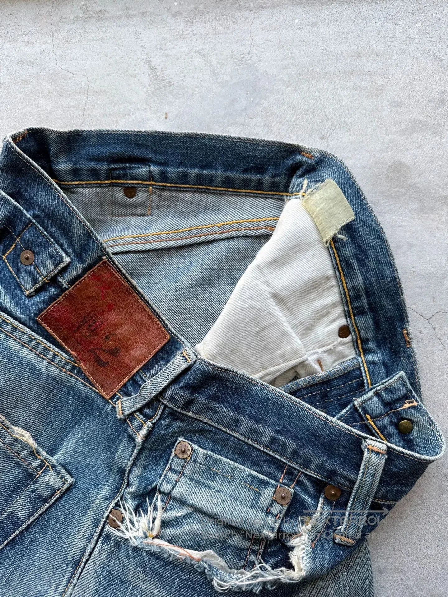 Vintage Vintage 90s Evisu No.2 Jeans. Size US 32 / EU 48 - 5 Thumbnail