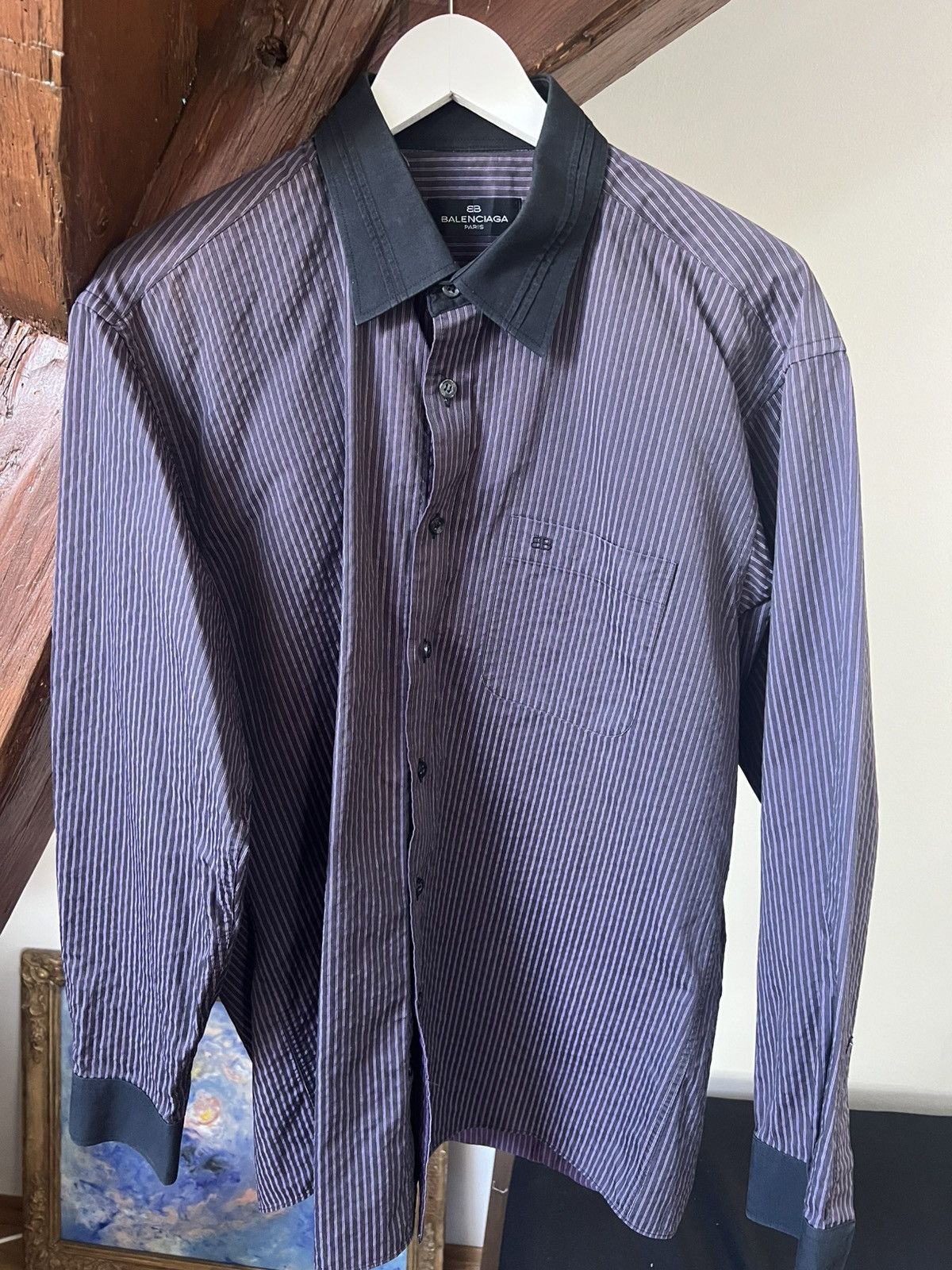 Balenciaga Vintage Balenciaga Shirt Size US M / EU 48-50 / 2 - 1 Thumbnail