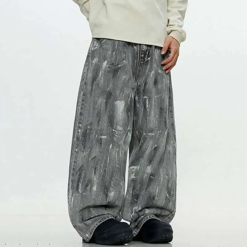 Jean Casual Painted Printed Menswear Jeans Size US 32 / EU 48 - 1 Thumbnail