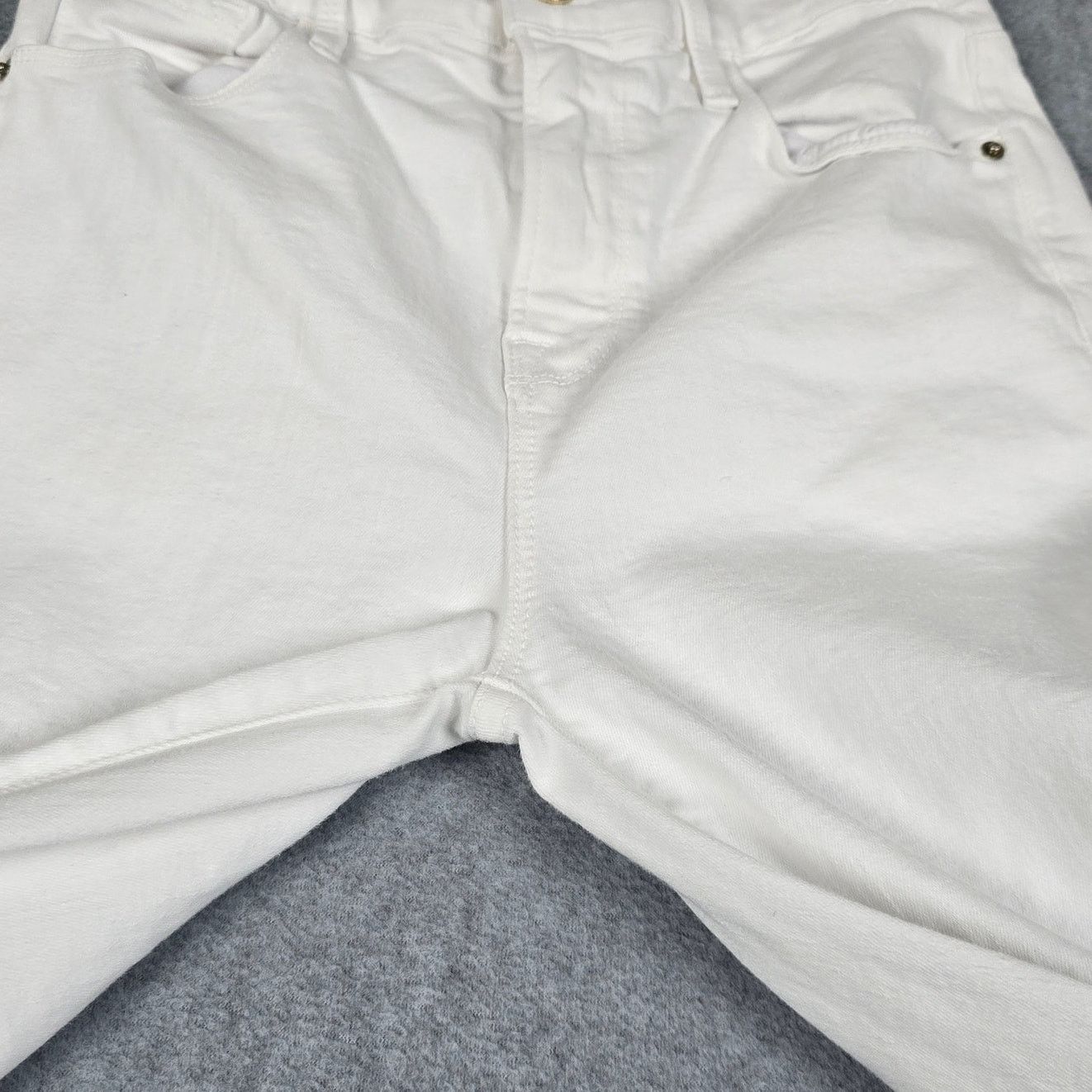 Frame FRAME Demin Womens 23x27 White Ali High Rise Cigarette Jeans Size 23" - 4 Thumbnail