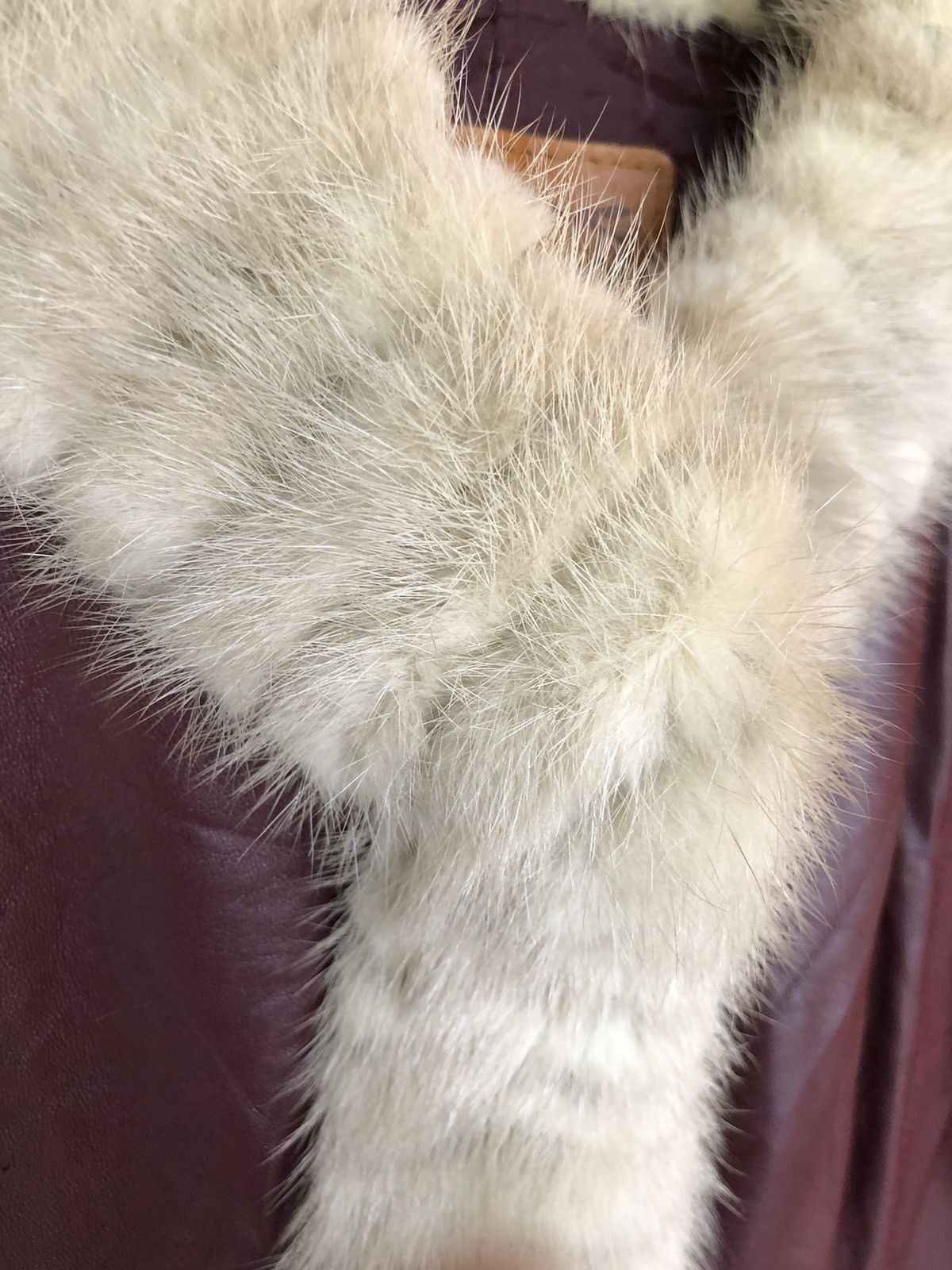Japanese Brand Vintage Wolf Fur Leather Sheepskin Coat Jacket Size M / US 6-8 / IT 42-44 - 5 Thumbnail