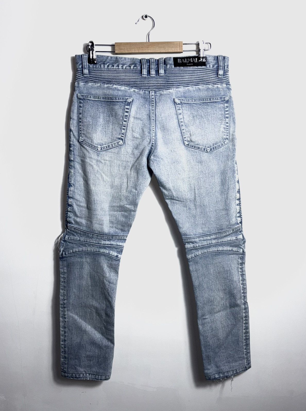 Balmain Balmain Distressed Denim Jeans Size US 30 / EU 46 - 2 Thumbnail
