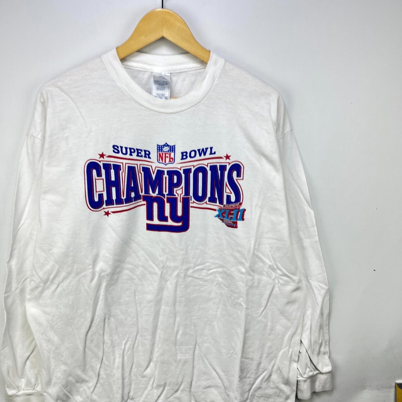 Gildan Vintage NFL Super Bowl Champions New York Giants Shirt XL Size ONE SIZE - 2 Thumbnail