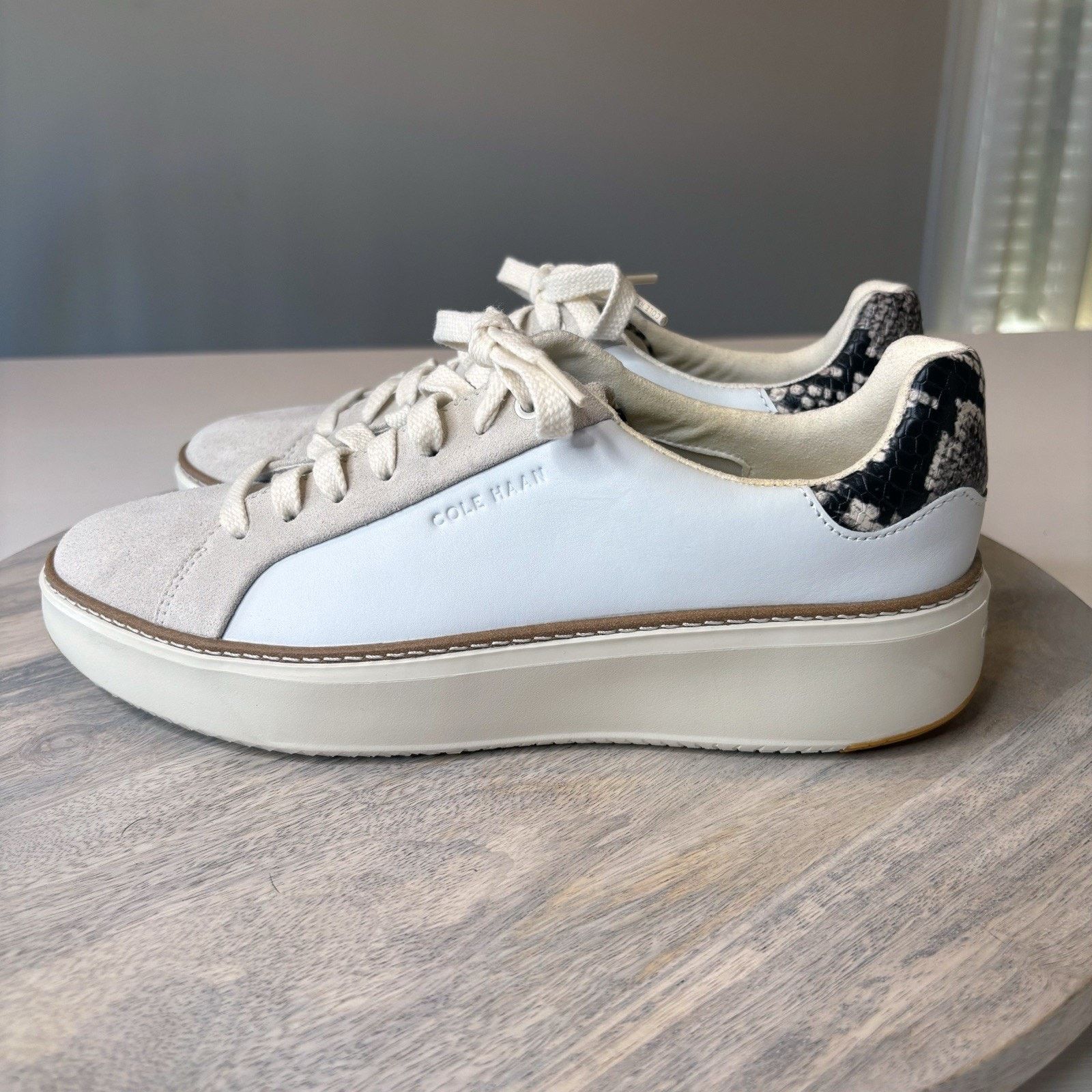 Cole Haan Cole Haan Women's GrandPrø Topspin Leather Sneakers 8.5 B Size US 8.5 / IT 38.5 - 2 Thumbnail
