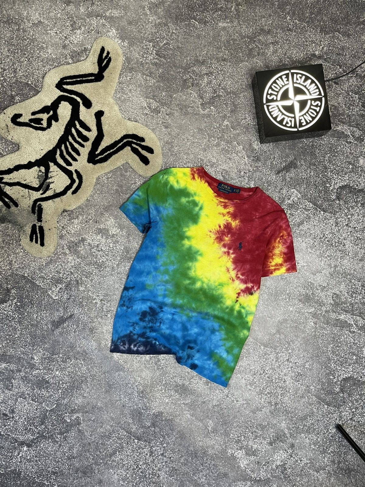Polo Ralph Lauren × Ralph Lauren × Vintage Vintage Polo Ralph Lauren Rainbow multicolour Tee Size US XS / EU 42 / 0 - 1 Thumbnail