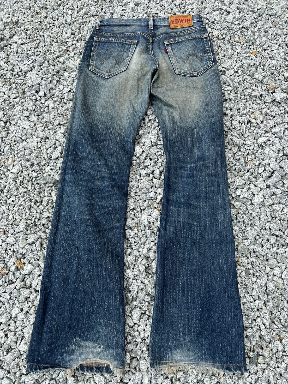 Japanese Brand Vintage Edwin 503 Rebel Bootcut Mud Wash Jean Size US 28 / EU 44 - 2 Thumbnail