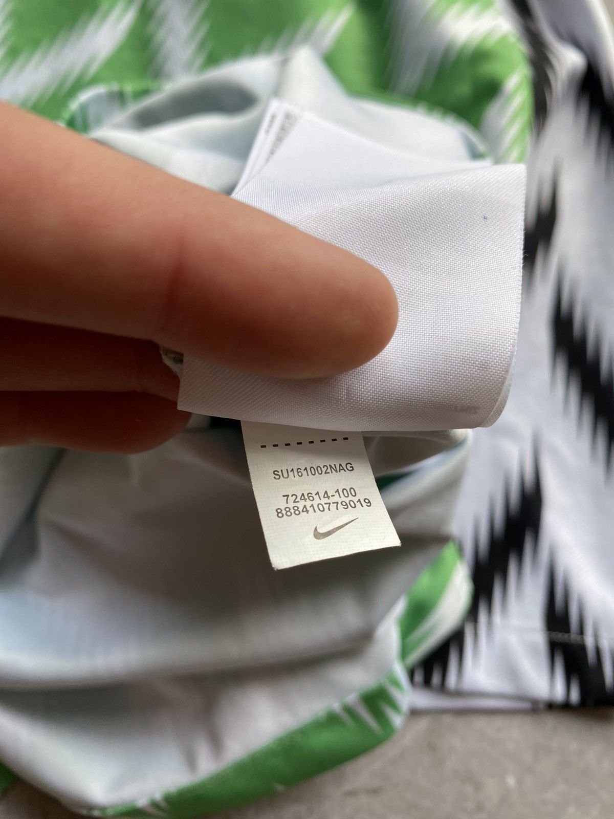 Nike NIGERIA HOME 2018 WORLD CUP SOCCER JERSEY FOOTBALL NIKE Size US L / EU 52-54 / 3 - 9 Thumbnail