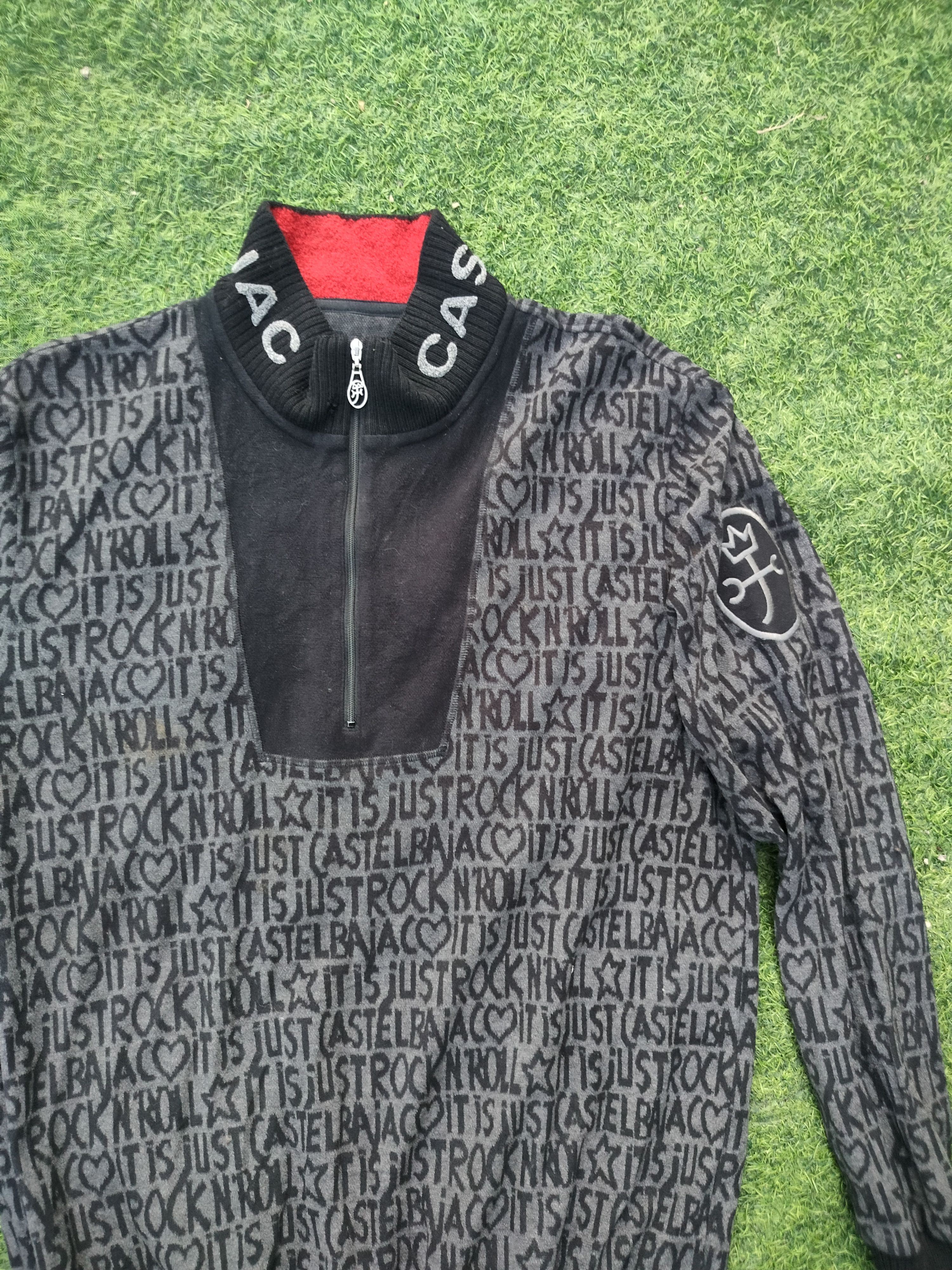 Japanese Brand CASTELBAJAC FULL PRINT HALF ZIPPER SWEATSHIRT Size US L / EU 52-54 / 3 - 4 Thumbnail