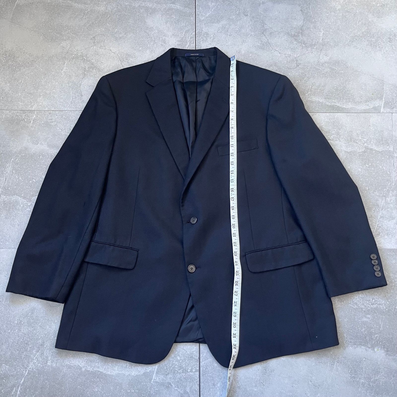 Hart Schaffner Marx Hart Schaffner Marx 100% Cashmere Blazer – Golden Trumpeter Size 42R - 13 Thumbnail