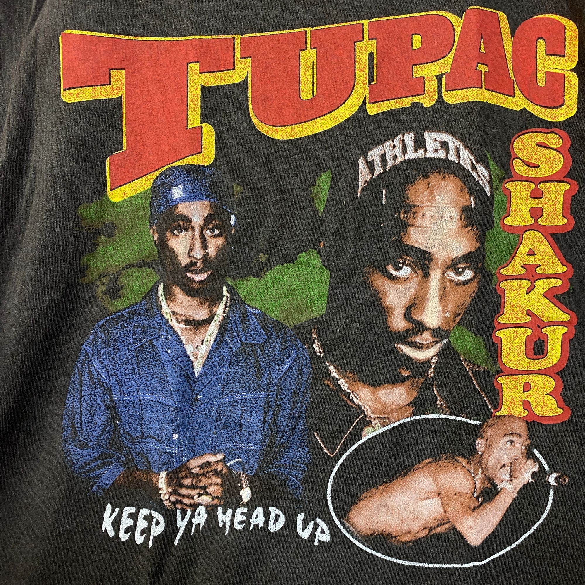 Rap Tees Tupac Shakur Keep Ya Head Up Collage Sleeveless T-Shirt XL Size US XL / EU 56 / 4 - 2 Thumbnail