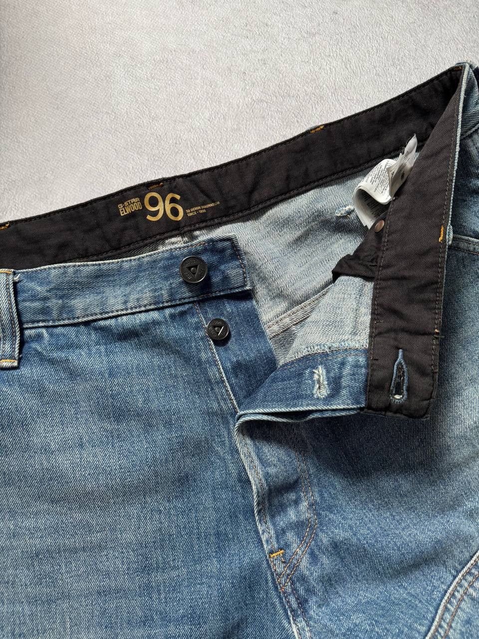 G-Star G-Star RAW 5620 3D Double Knee Regular Blue Denim Jeans Size US 38 / EU 54 - 8 Thumbnail