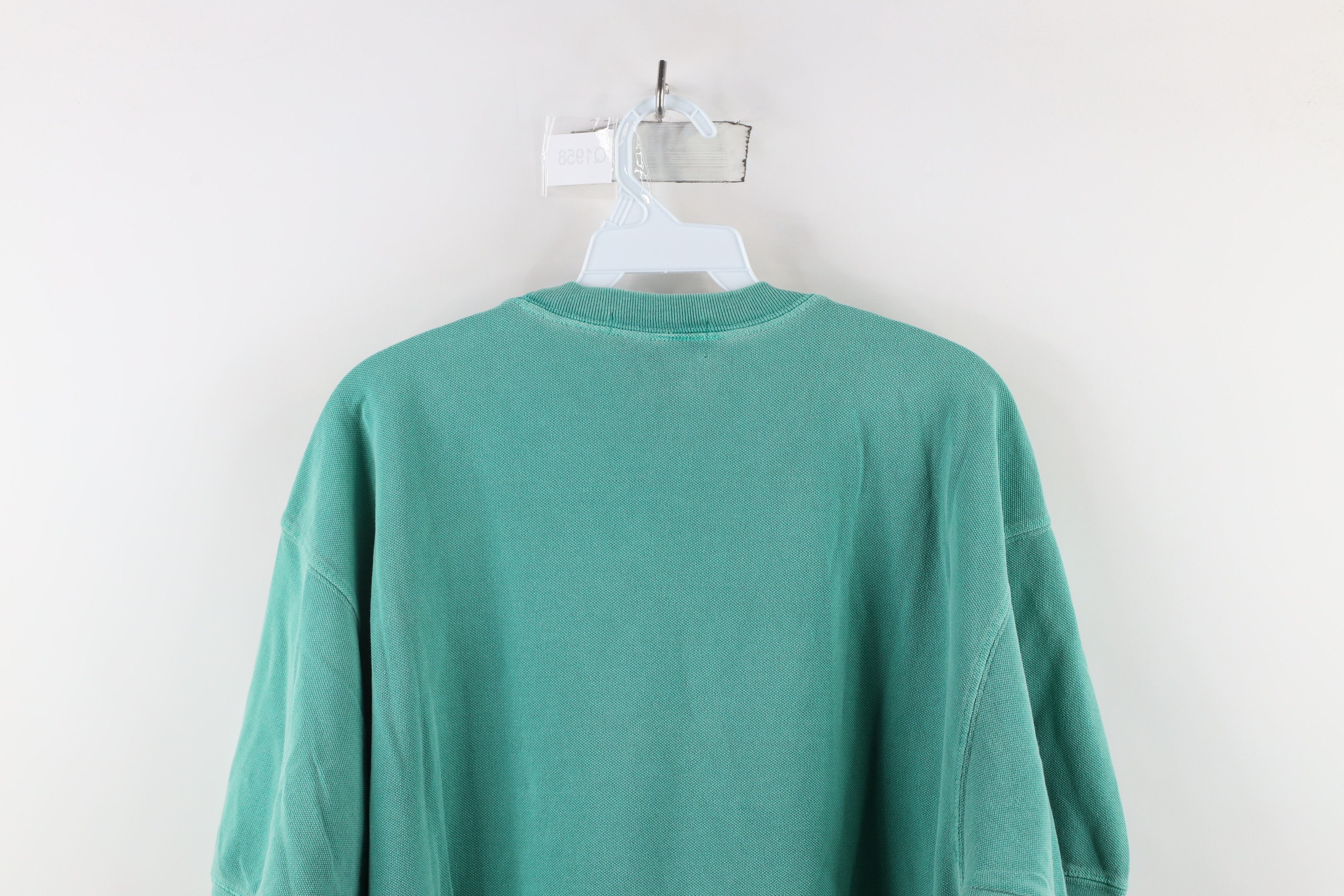 Eddie Bauer × Vintage Vintage 90s Eddie Bauer Blank Baggy Fit Pocket T-Shirt Teal Size US M / EU 48-50 / 2 - 8 Thumbnail