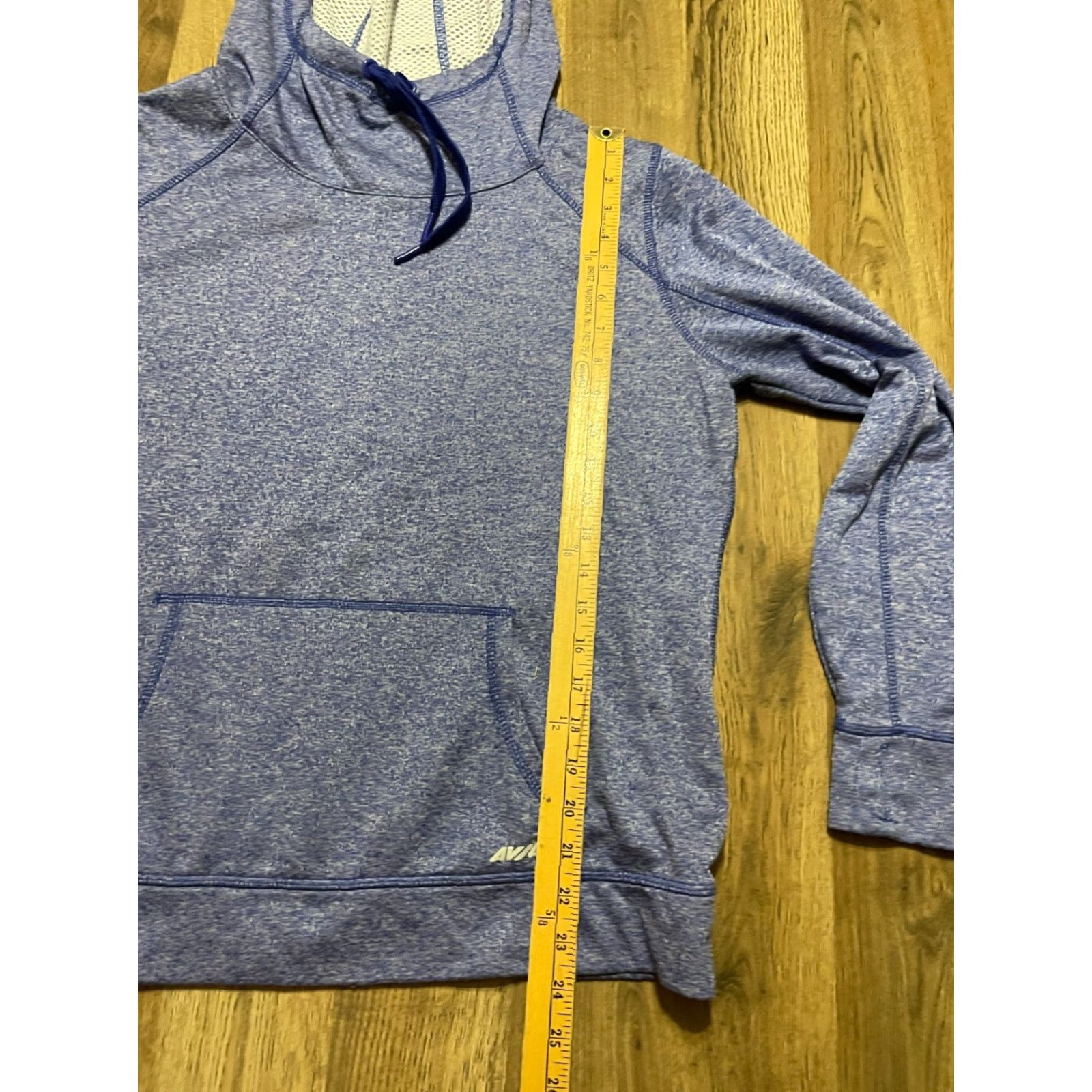 Avia Avia Hoodie Womens XL Blue Pullover Drawstring Pocket Size XL / US 12-14 / IT 48-50 - 6 Thumbnail