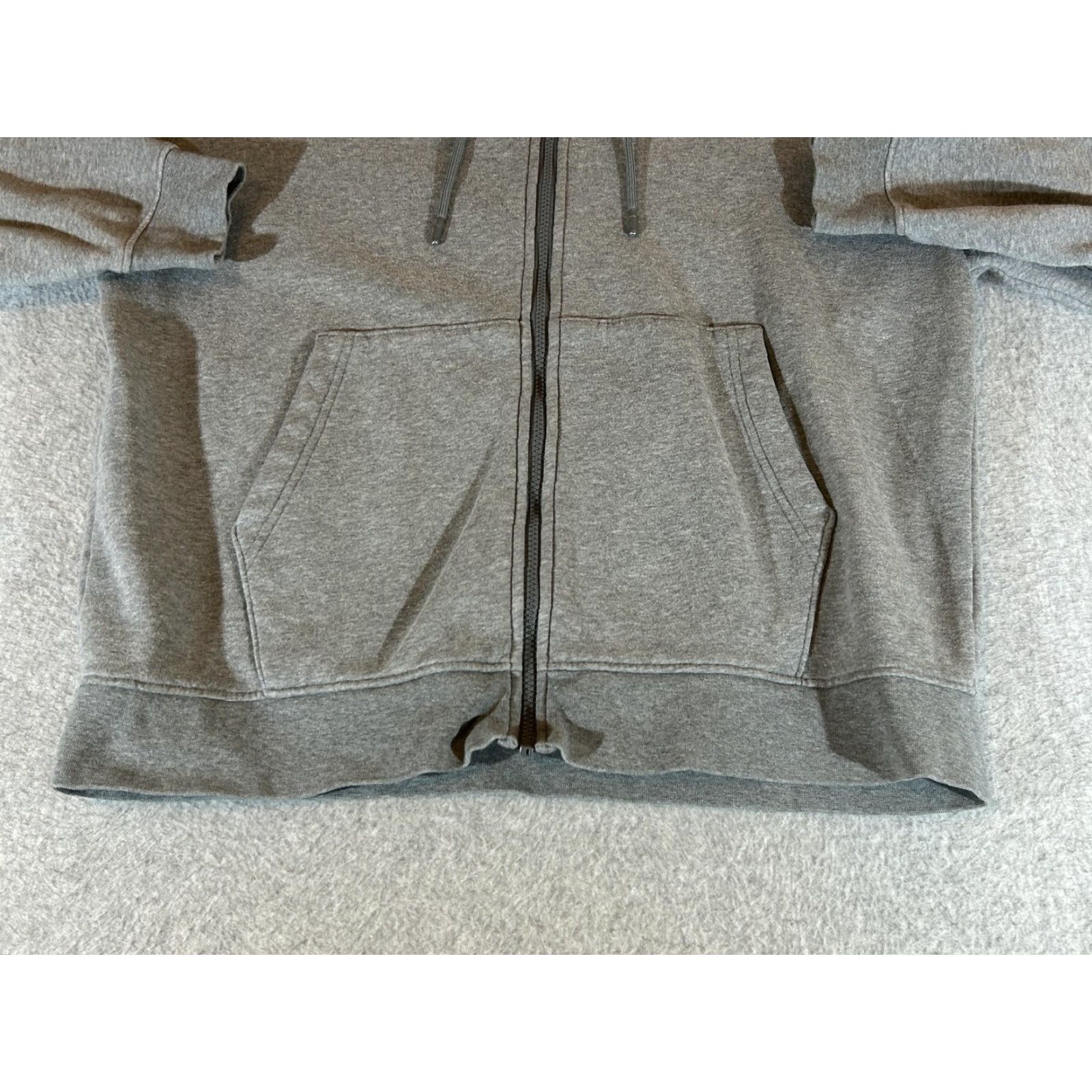 Jordan Brand Jordan Hoodie Mens Large Gray Full Zip Fleece Jacket Sweatshirt Jumpman Nike Size US L / EU 52-54 / 3 - 2 Thumbnail