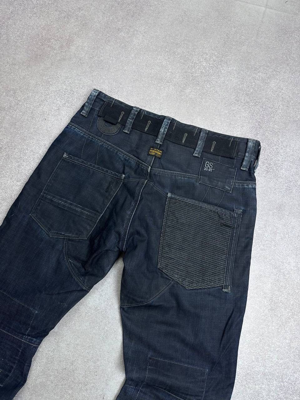 G-Star Vintage G-star Raw Moto Denim Y2K Cargo Pants 32x32 Size US 32 / EU 48 - 4 Thumbnail