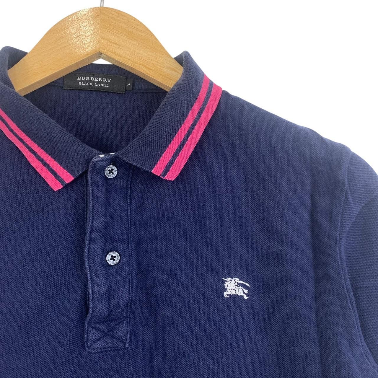 Vintage Vintage BURBERRY BLACK LABEL Twin Tipped Polo Tee Size M / US 6-8 / IT 42-44 - 5 Thumbnail