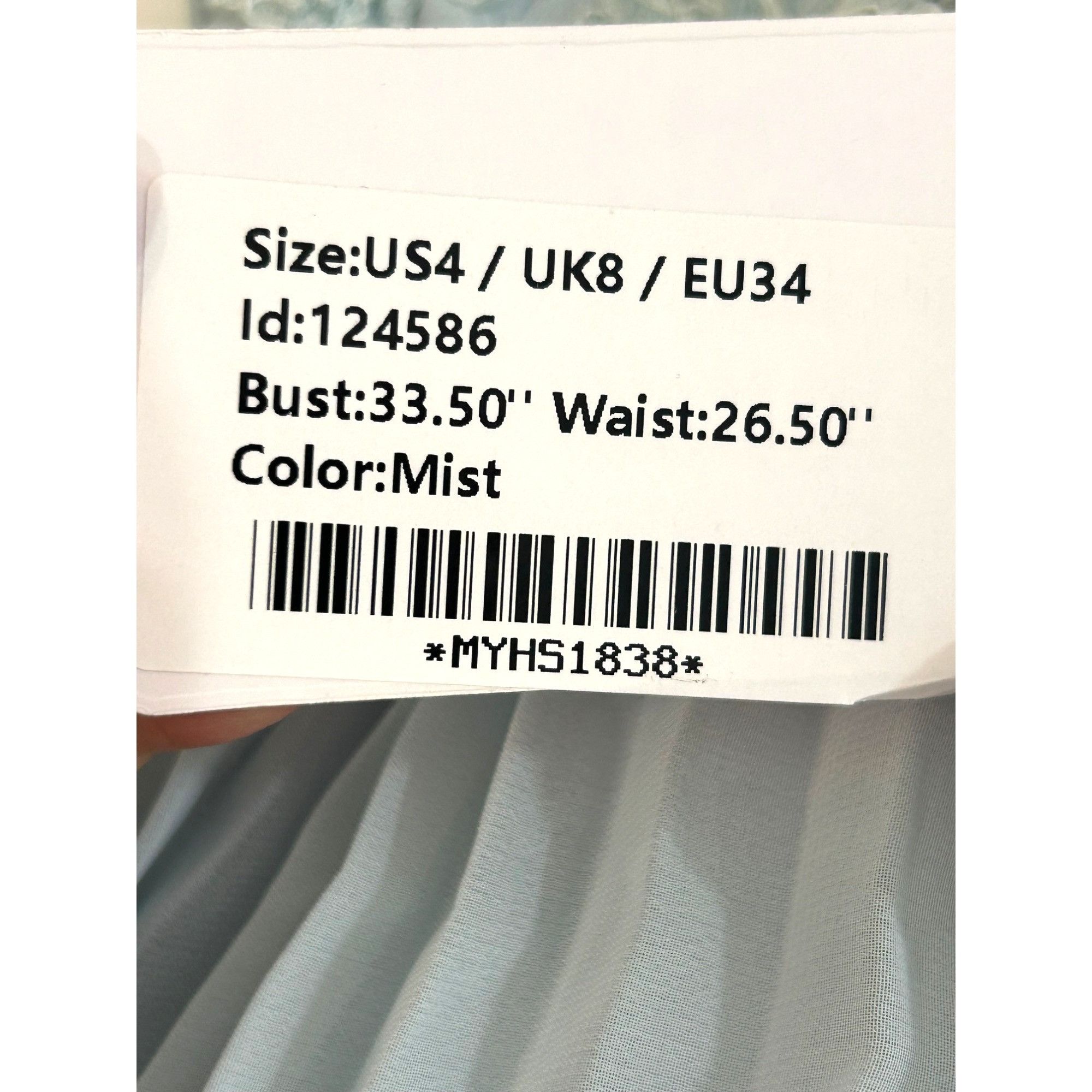 Other JJ’s House Cocktail Dress 4 Blue Green Lace Chiffon Pleats S Size S / US 4 / IT 40 - 6 Thumbnail