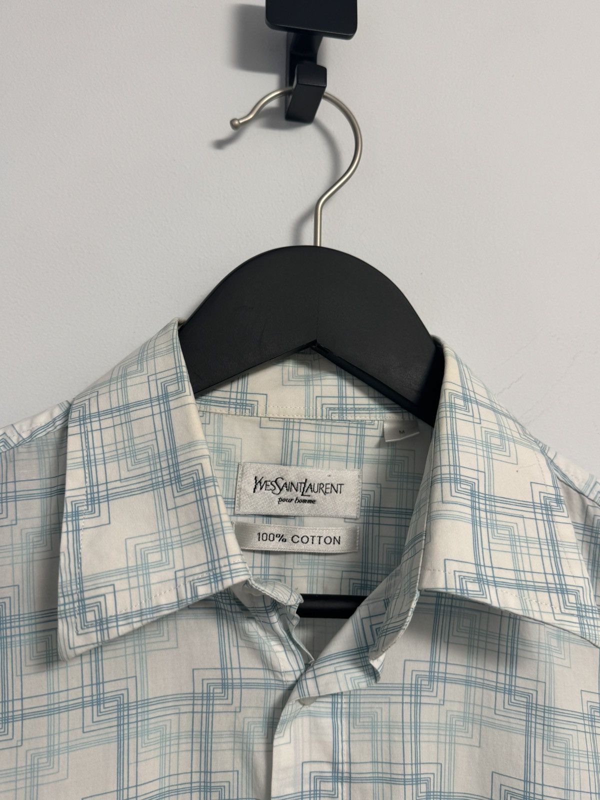 Yves Saint Laurent Yves Saint Laurent Button Up T-Shirt Luxury Size US M / EU 48-50 / 2 - 6 Thumbnail