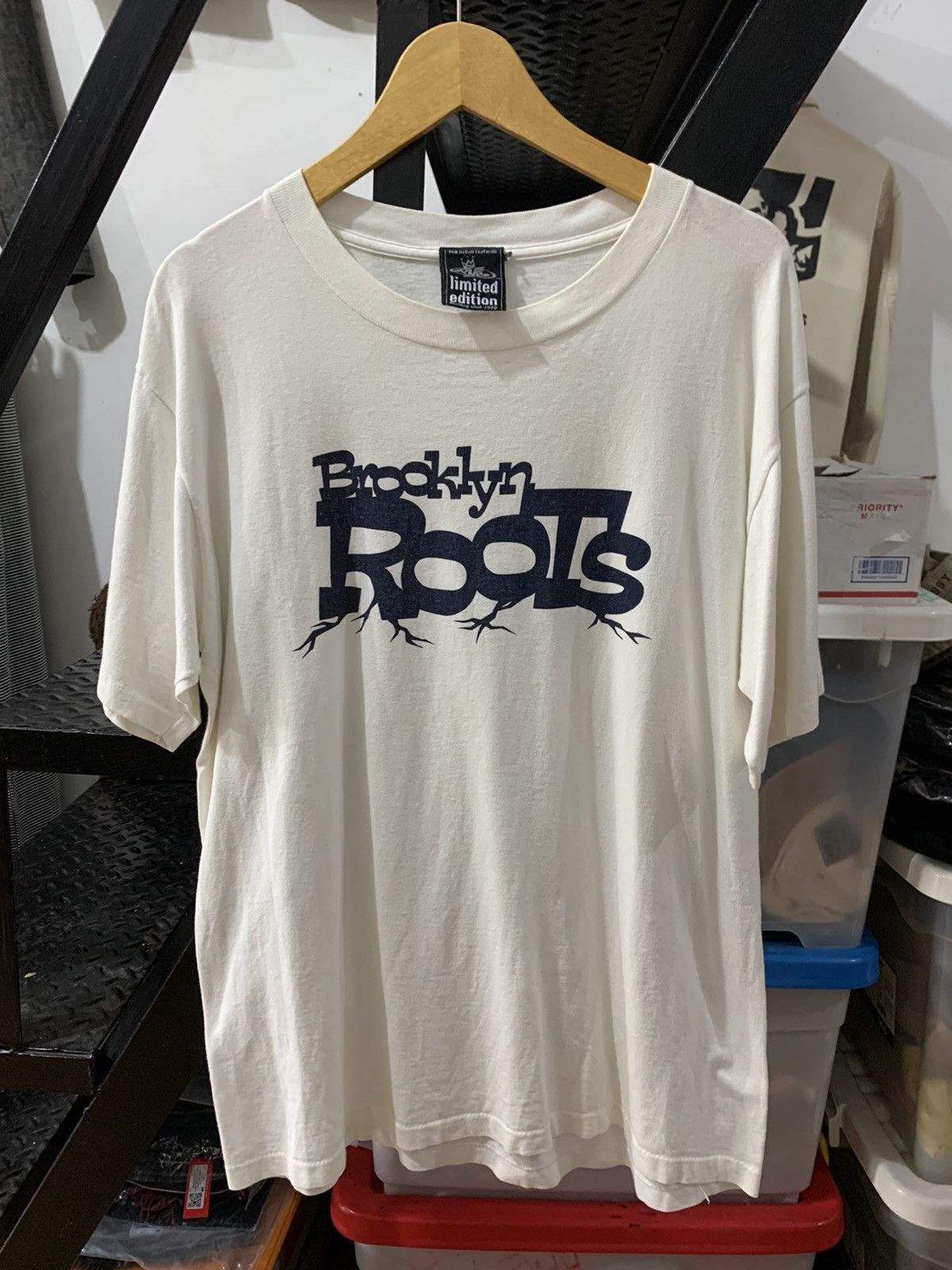 Japanese Brand 2000s PNB Nation Brooklyn Roots Tee Size US L / EU 52-54 / 3 - 1 Thumbnail