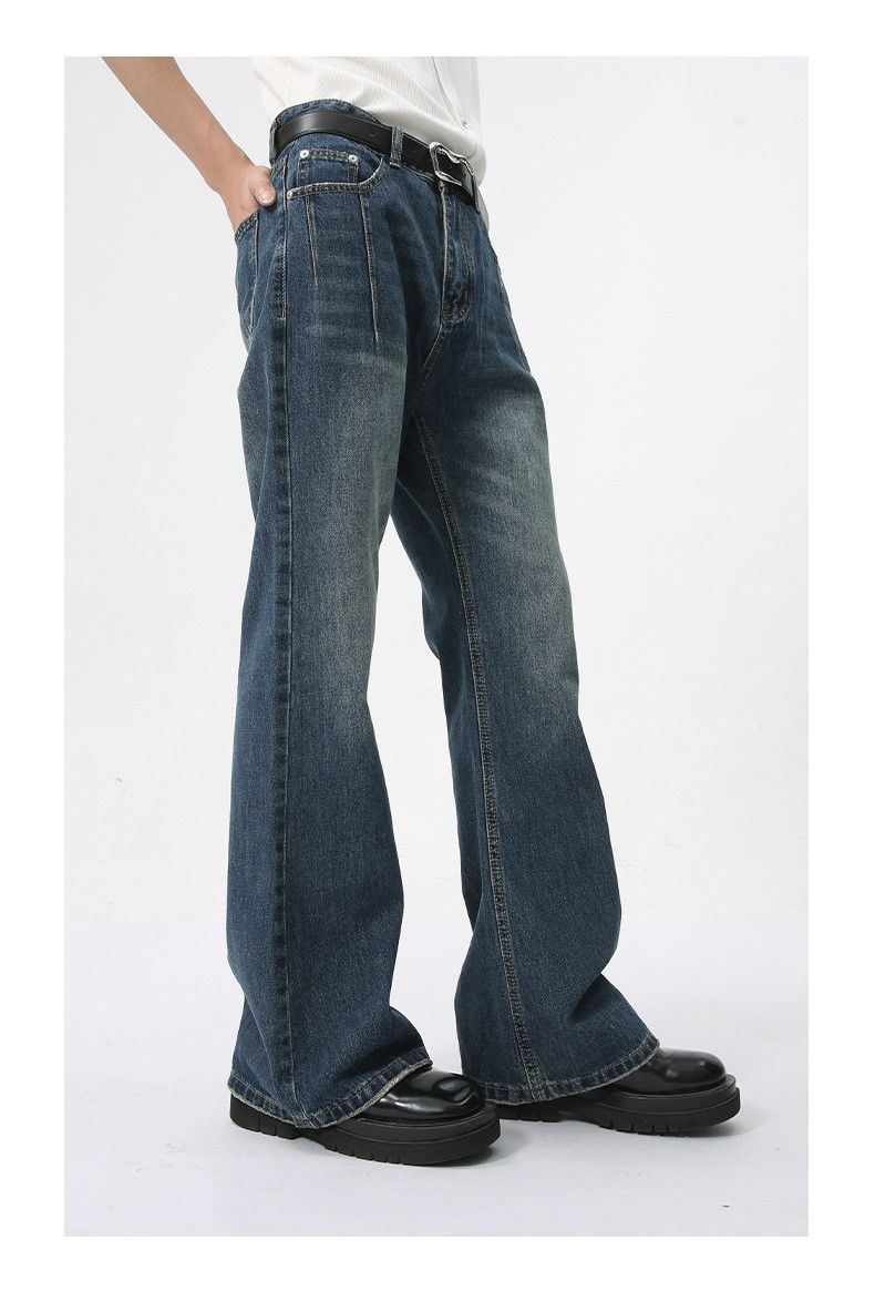 Japanese Brand × Jean High street retro distressed washed flared denim jeans Size US 32 / EU 48 - 5 Thumbnail