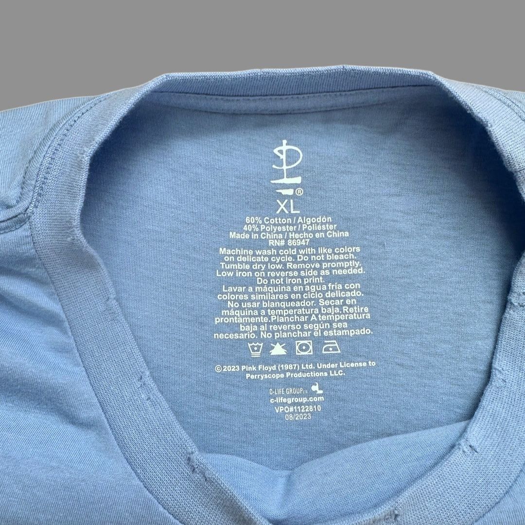 Other RARE Pink Floyd Invisible Man Soft Blue SS Tee Size XL NWT Size US XL / EU 56 / 4 - 5 Thumbnail