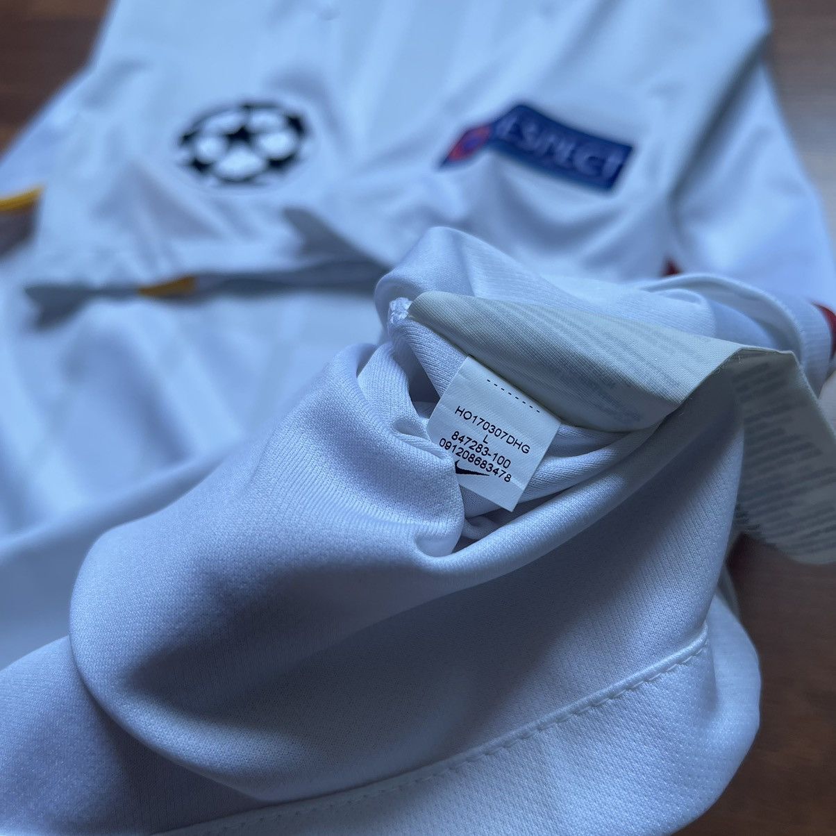 Nike × Vintage AS ROMA NIKE 2017/2018 FOOTBALL SOCCER AWAY JERSEY Size US L / EU 52-54 / 3 - 11 Thumbnail