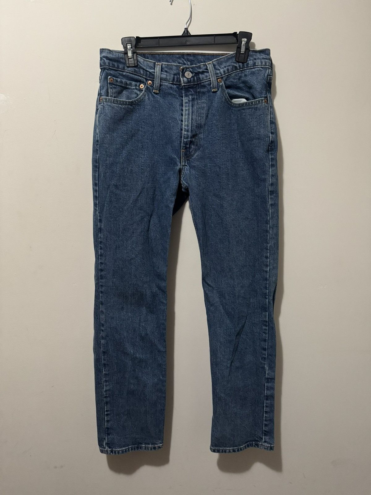 Levi's Levi’s 514 Blue Denim Jeans Size US 32 / EU 48 - 2 Thumbnail