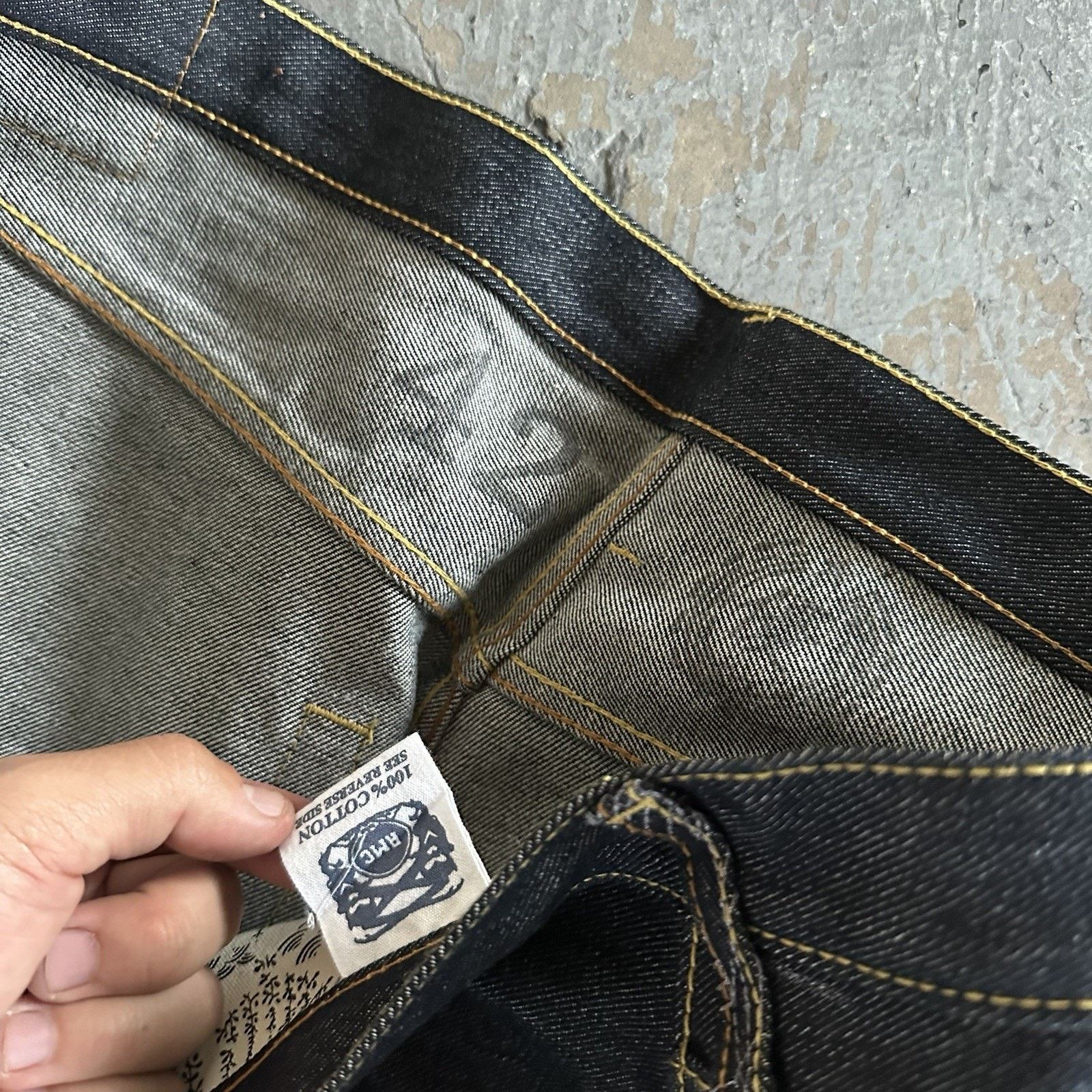 Red Monkey × Vintage Vintage Y2K Red Monkey Company Bondage Girls Denim Jeans Size US 42 / EU 58 - 8 Thumbnail