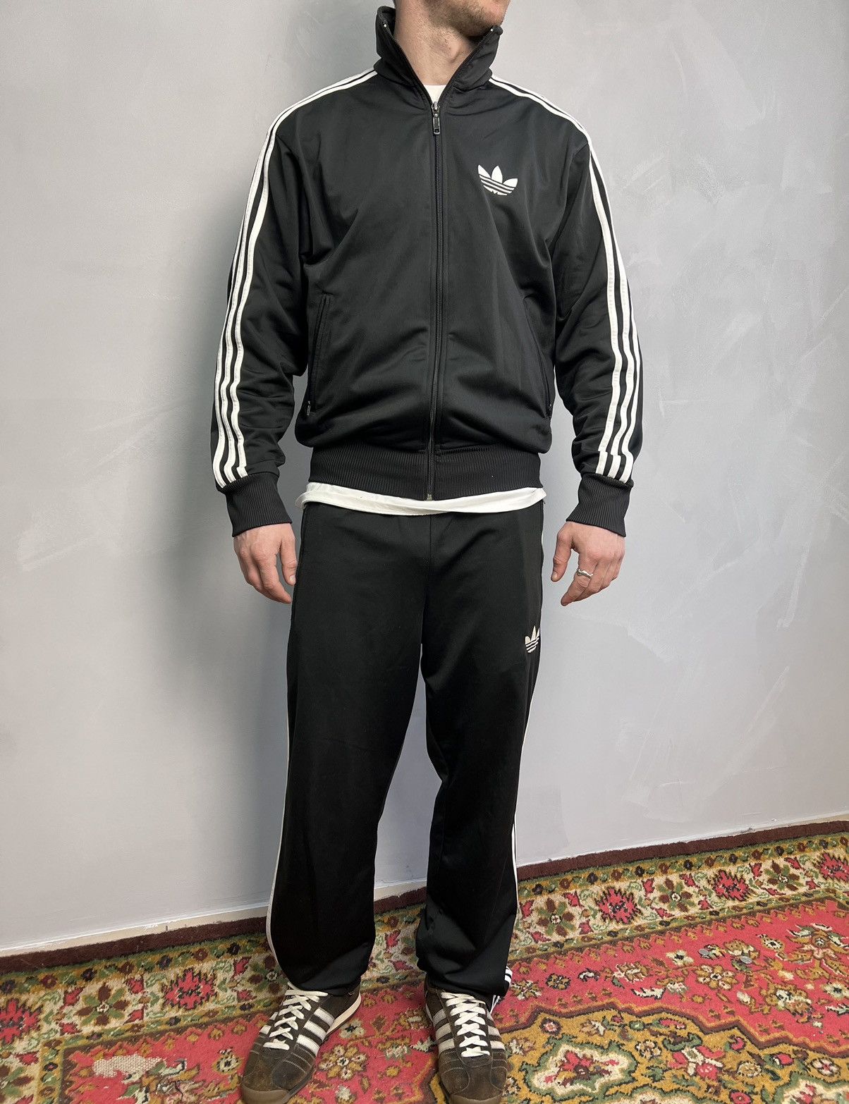 Adidas × Vintage Vintage Adidas Y2K Trefoil Logo Track Jacket Size US S / EU 44-46 / 1 - 5 Thumbnail