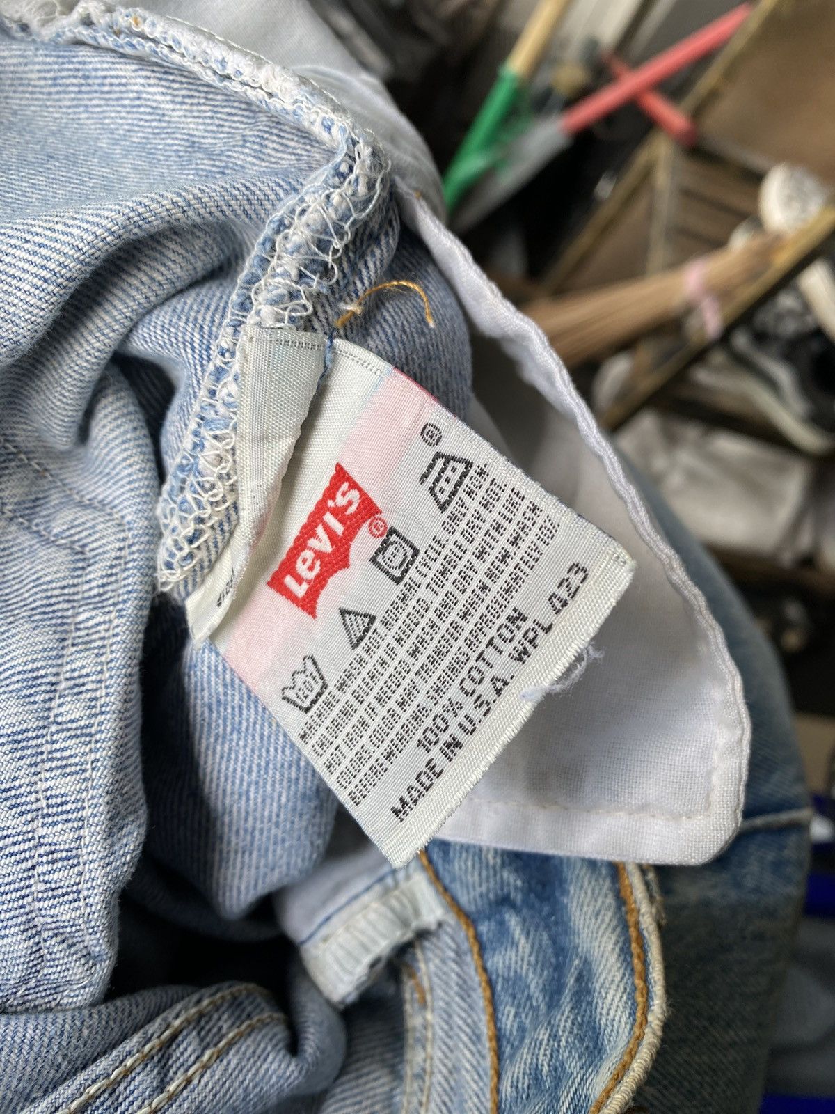 Levi's × Levi's Vintage Clothing × Vintage W38x28 vintage levi's 501xx repaired made in USA Size US 38 / EU 54 - 7 Thumbnail