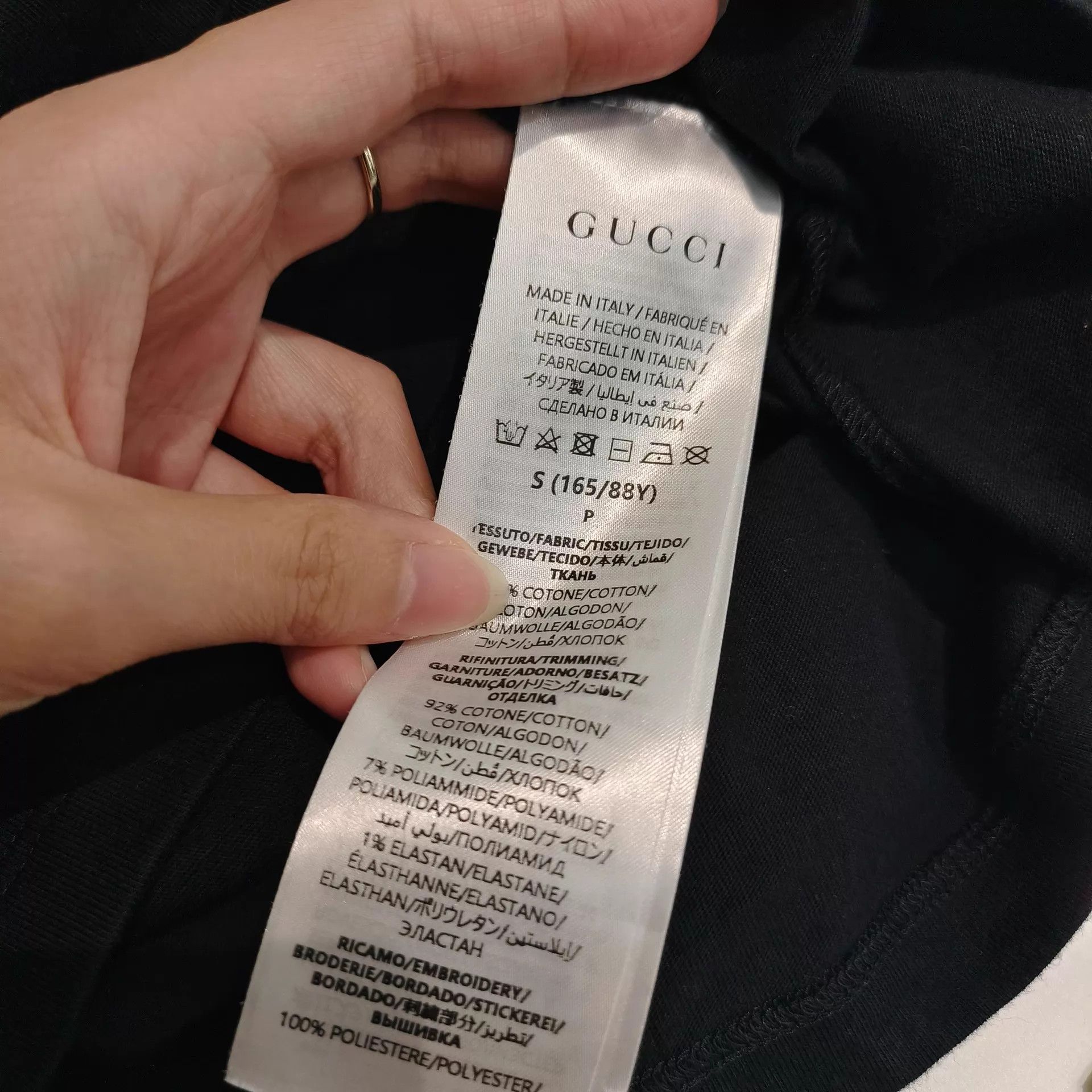 Gucci Gucci White Label Chest Short Sleeve Tee S 99 New Size S / US 4 / IT 40 - 4 Thumbnail