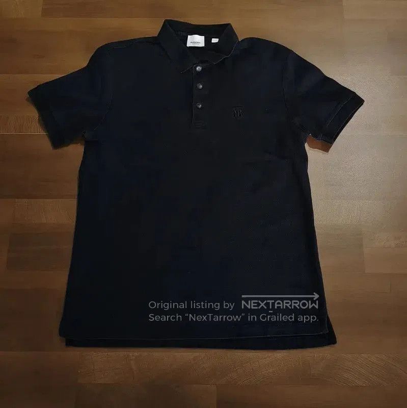 Burberry Burberry Black Cotton Men's T-Shirt. Size US M / EU 48-50 / 2 - 1 Thumbnail