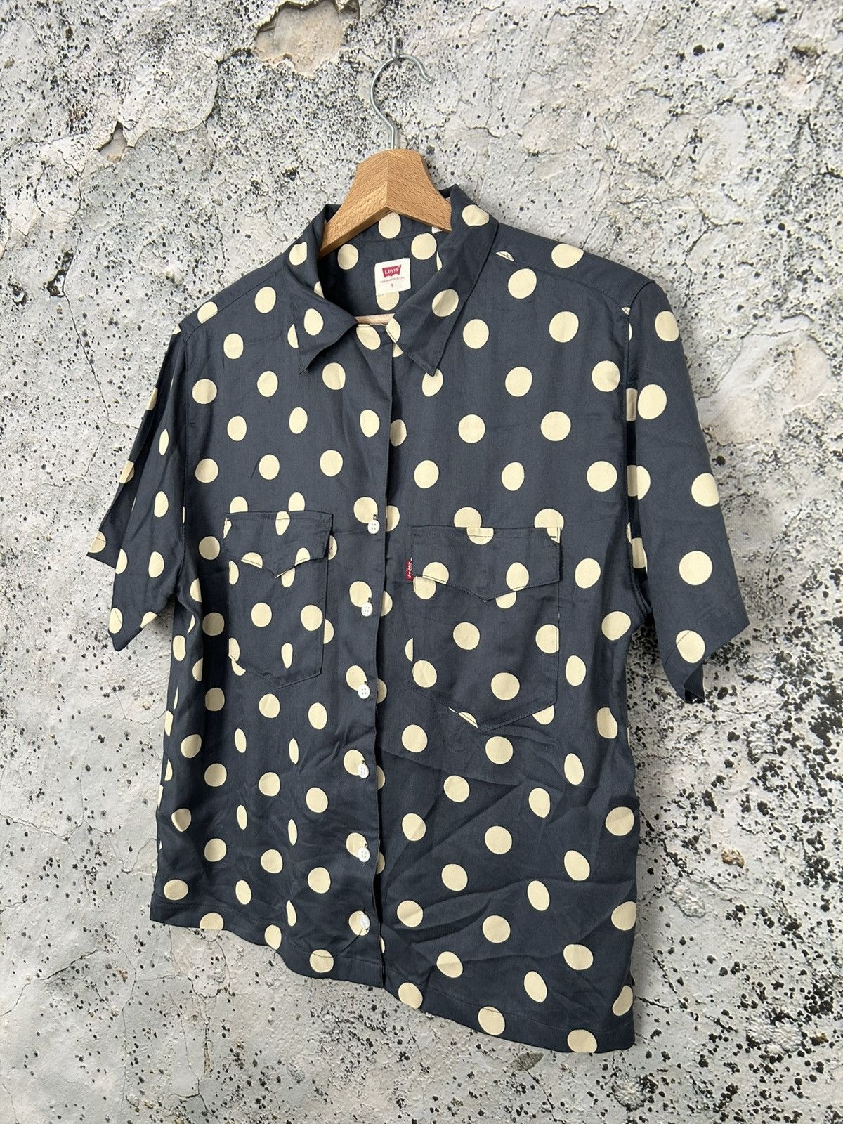 Levi's Levis Dots Shirt Streetwear Avant Garde Grunge Rock Punk Size US S / EU 44-46 / 1 - 2 Thumbnail