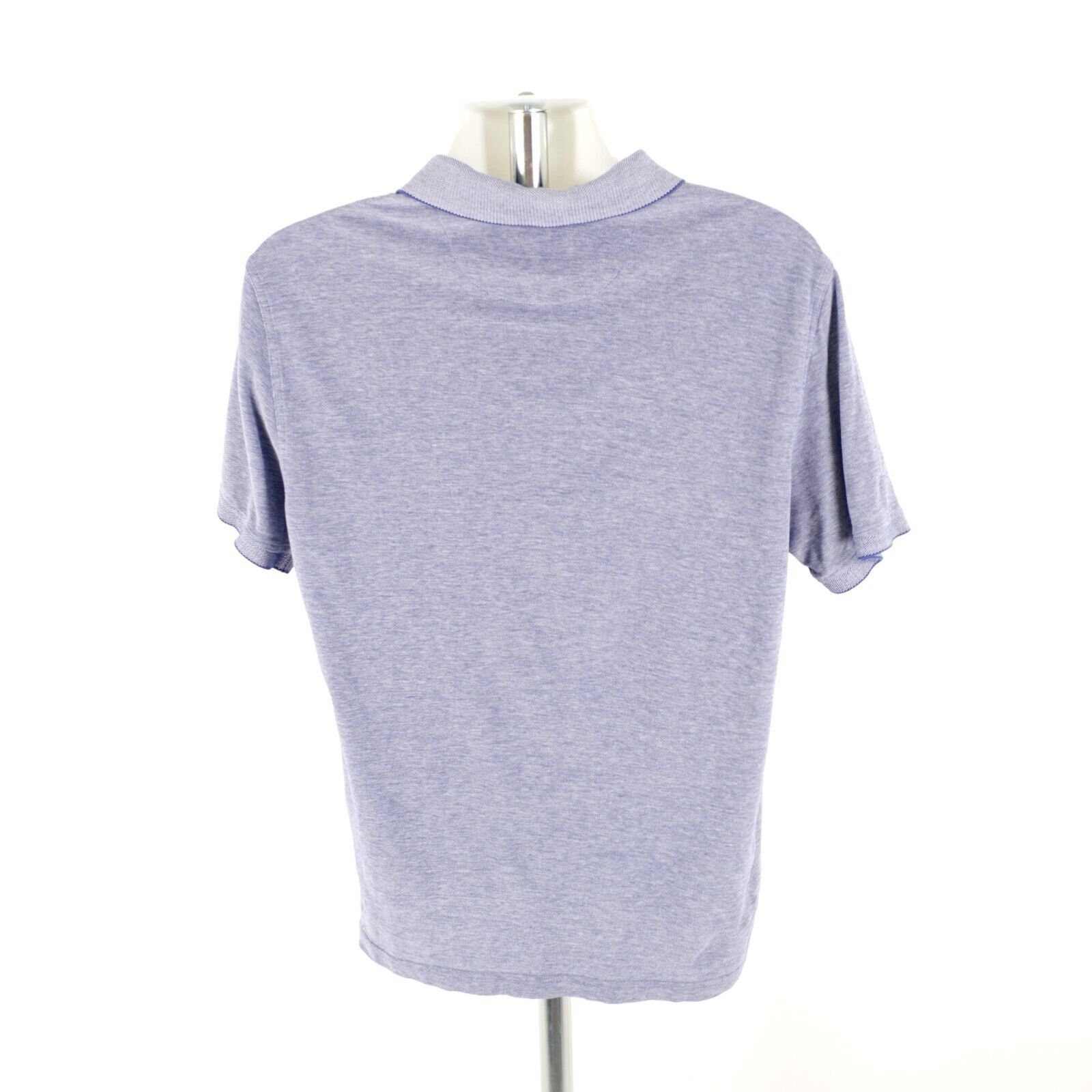 Jos. A. Bank Jos A Bank 1905 Blue Knit Polo Shirt Large Tailored Fit Coll Size US L / EU 52-54 / 3 - 7 Thumbnail