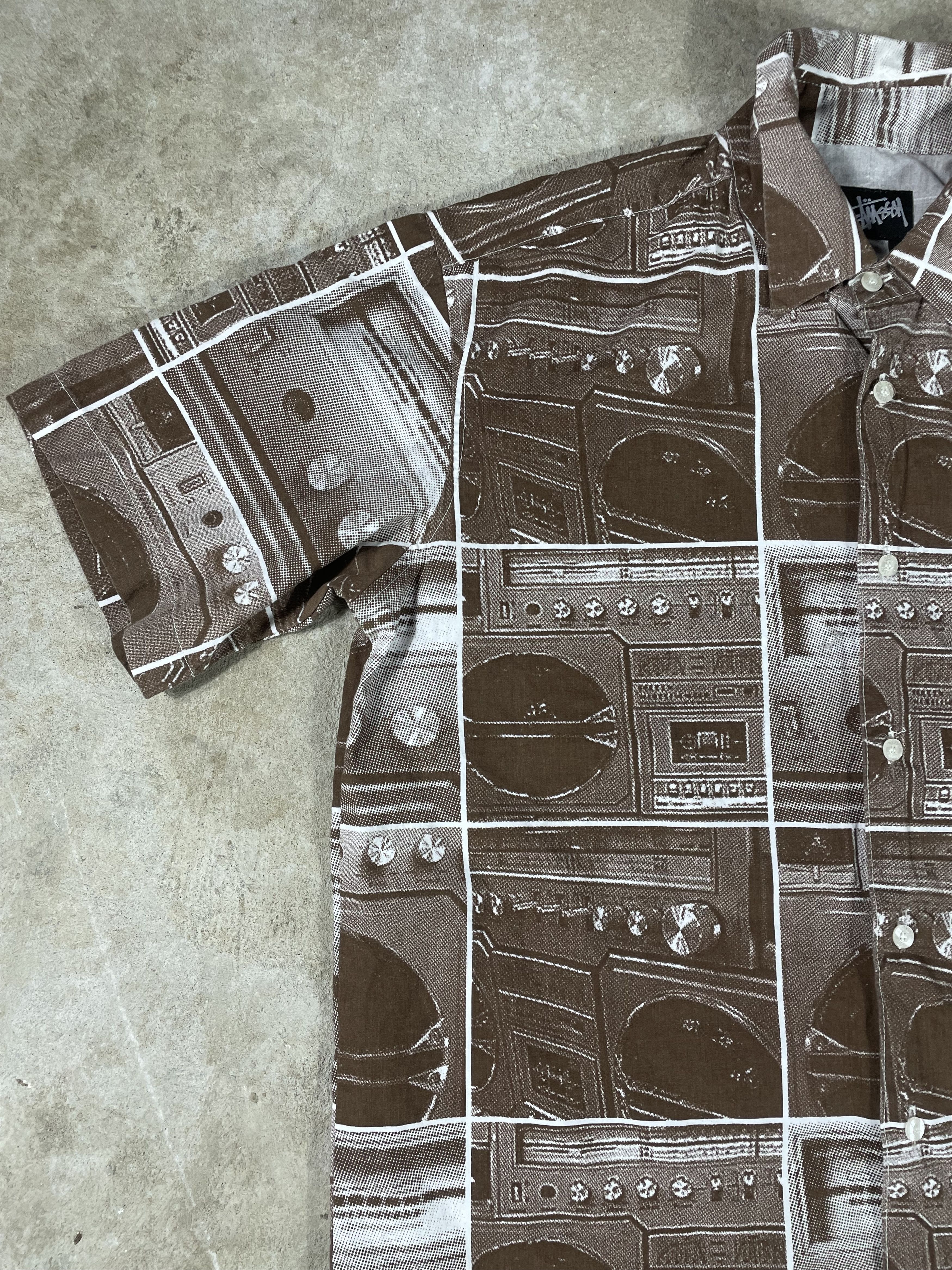 Stussy 90s Stussy Boombox AOP Polo Size US M / EU 48-50 / 2 - 3 Thumbnail