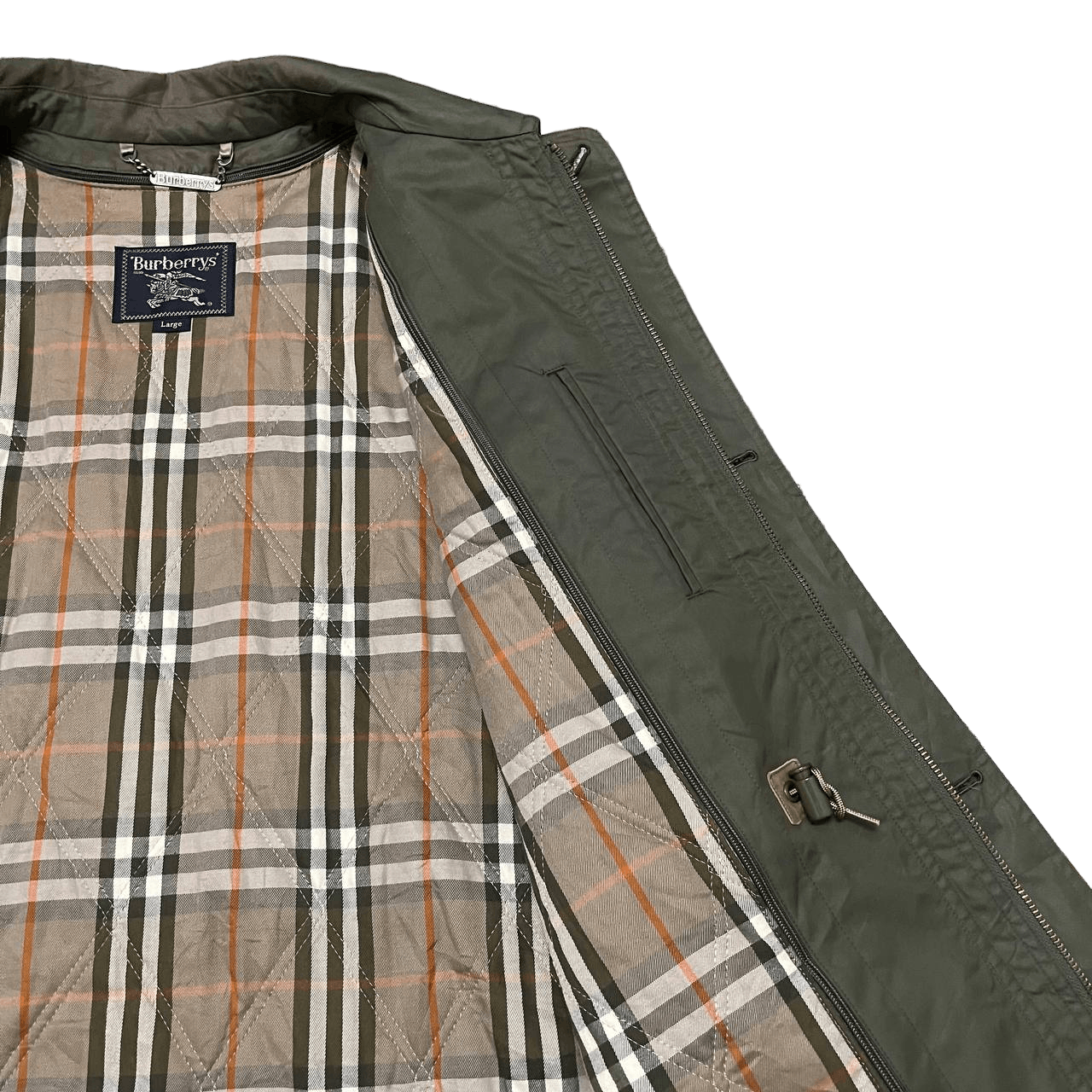 Burberry Vintage Burberry Nova Check Trench Coat Size US L / EU 52-54 / 3 - 10 Thumbnail