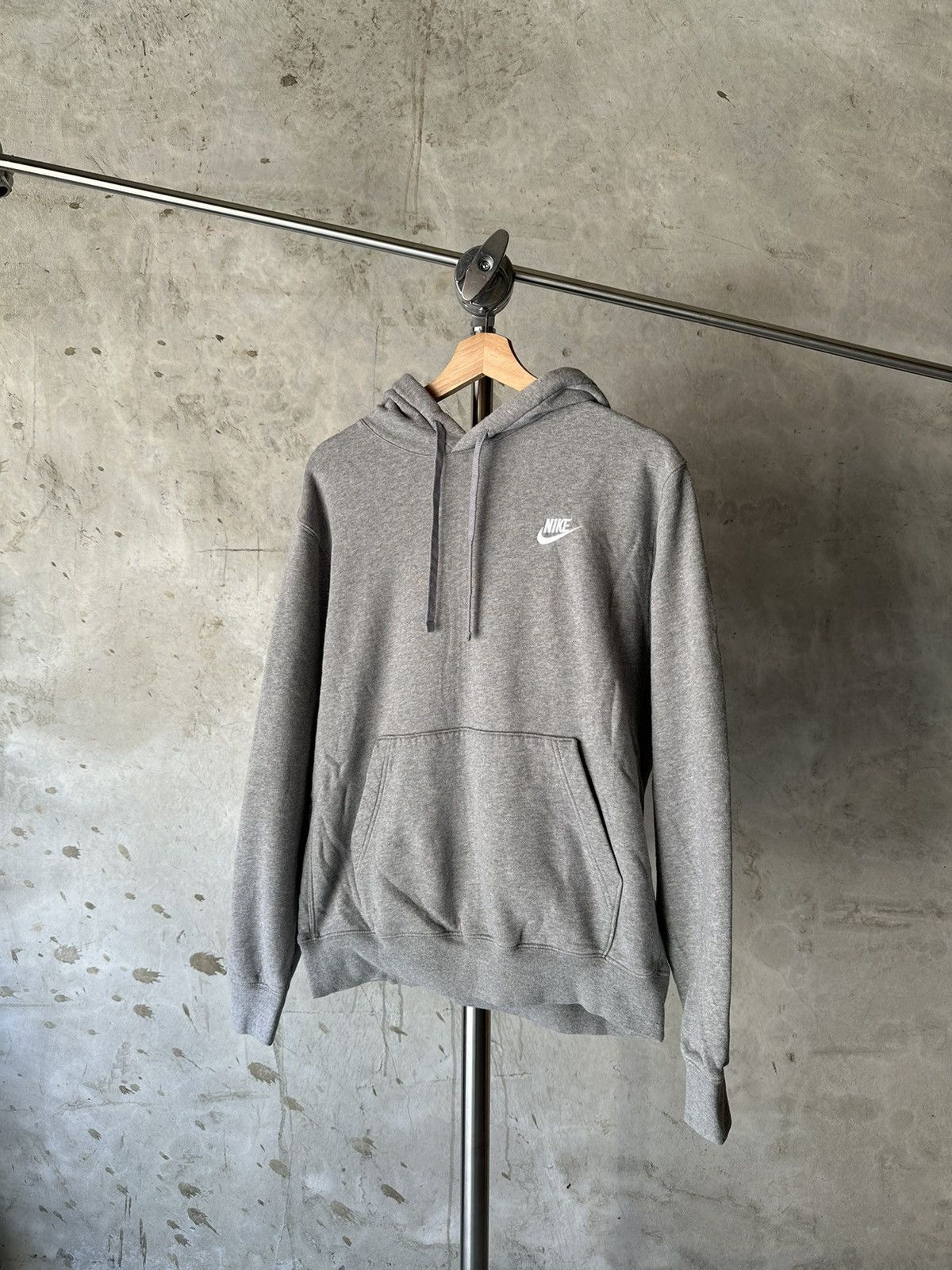 Nike Y2K Vintage Gray Nike hoodie Size US M / EU 48-50 / 2 - 1 Thumbnail